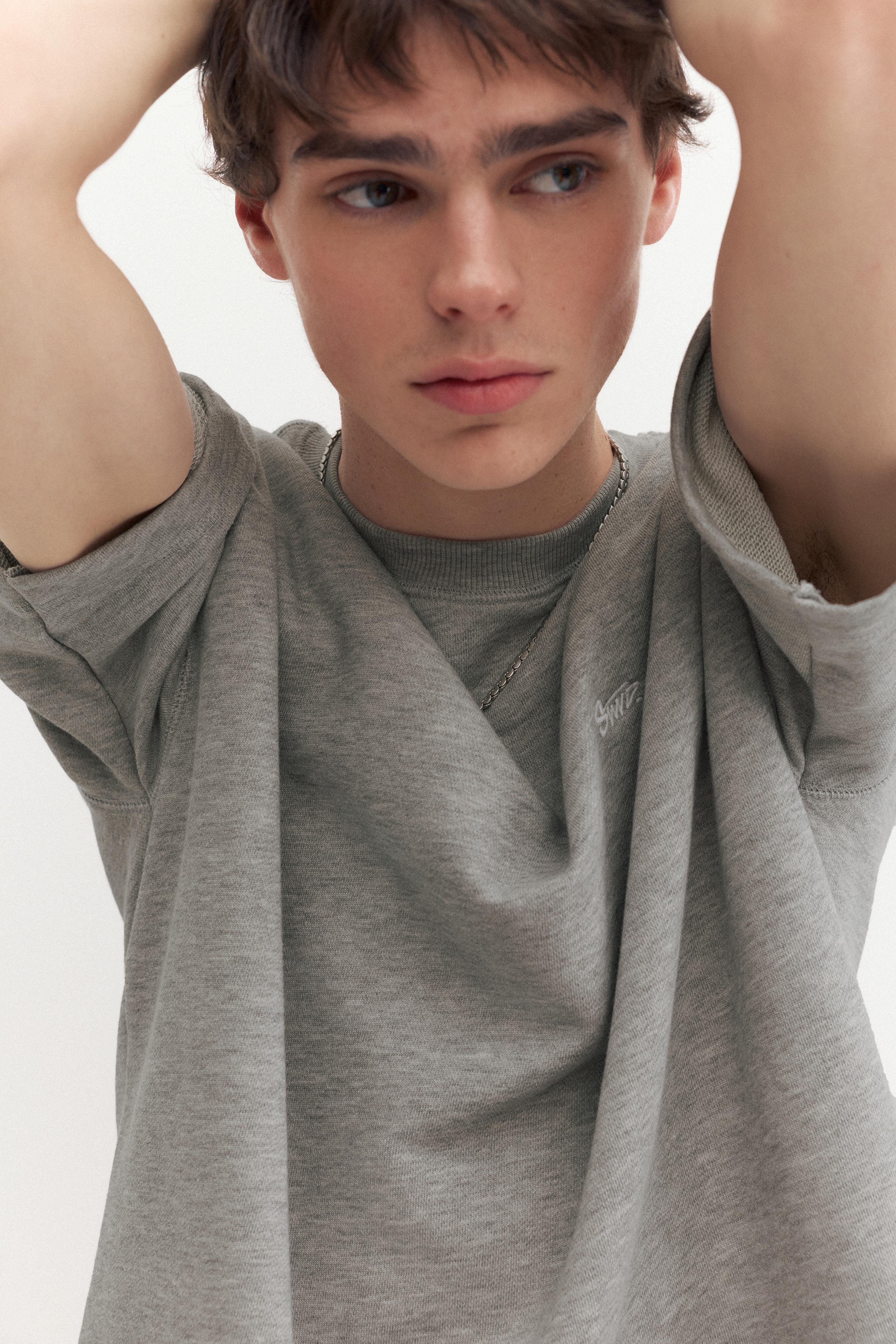 Short sleeve STWD sweatshirt — Grey