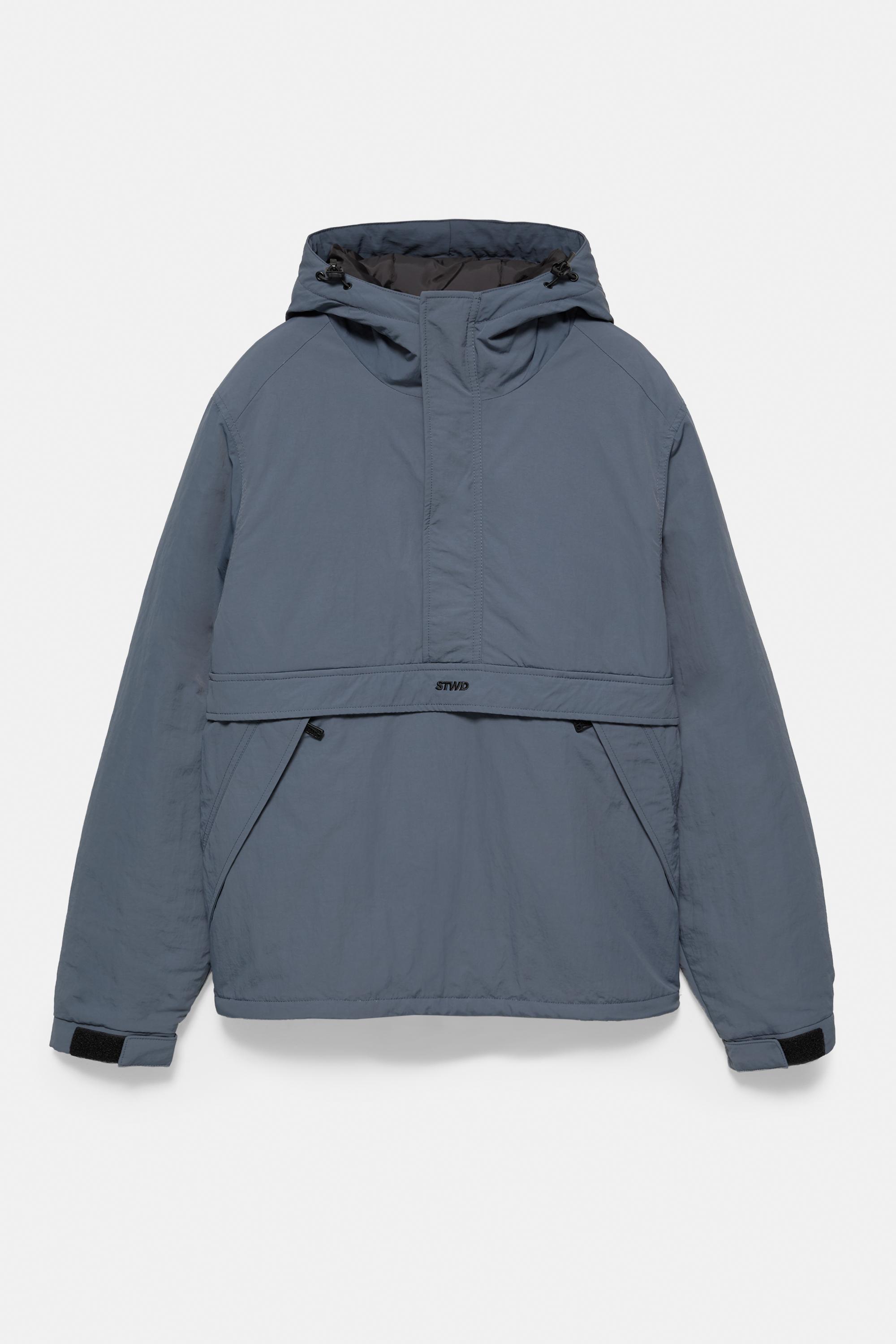 Hooded anorak jacket — Petroleum