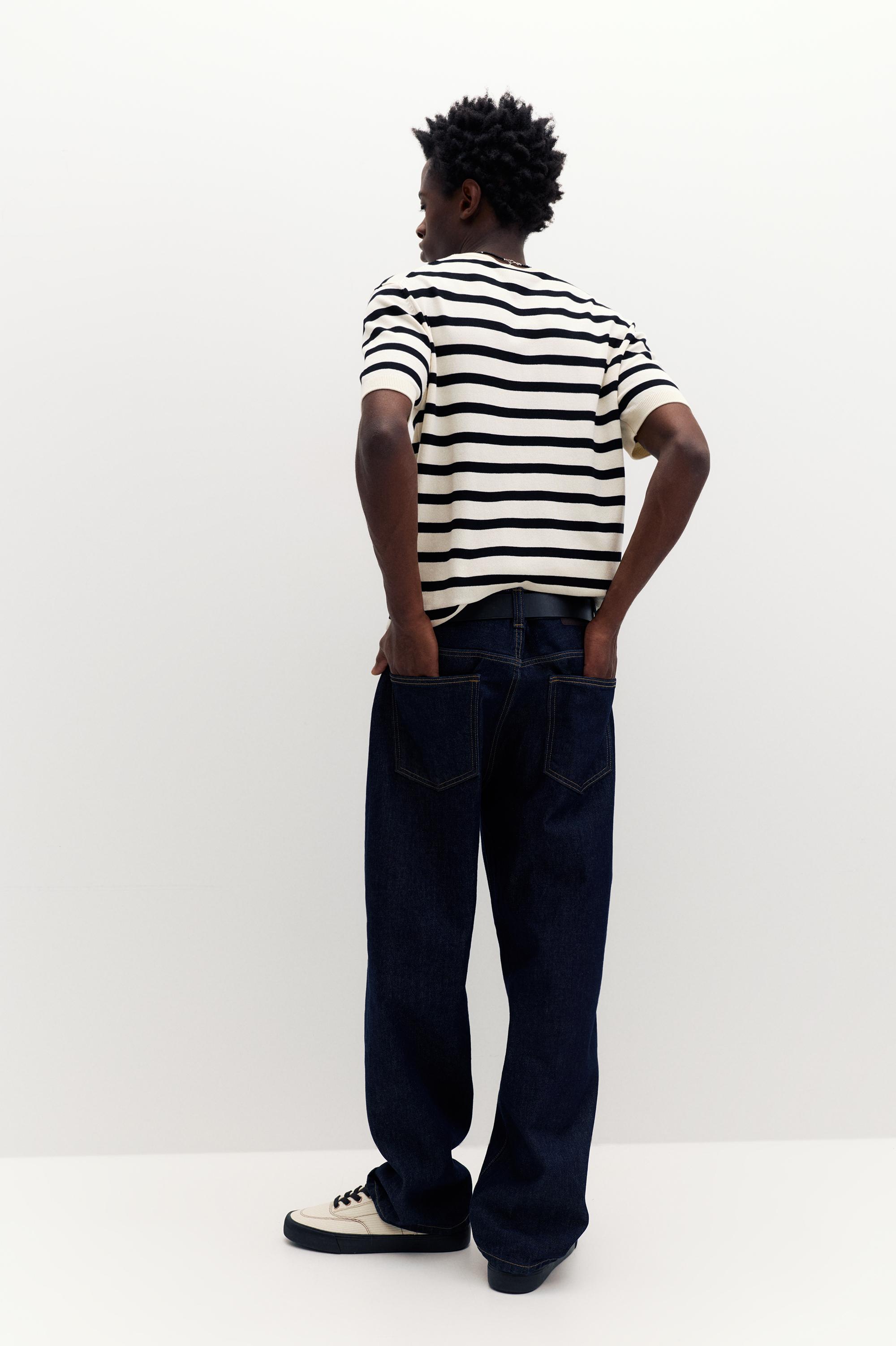 Short sleeve jumper — White/Black