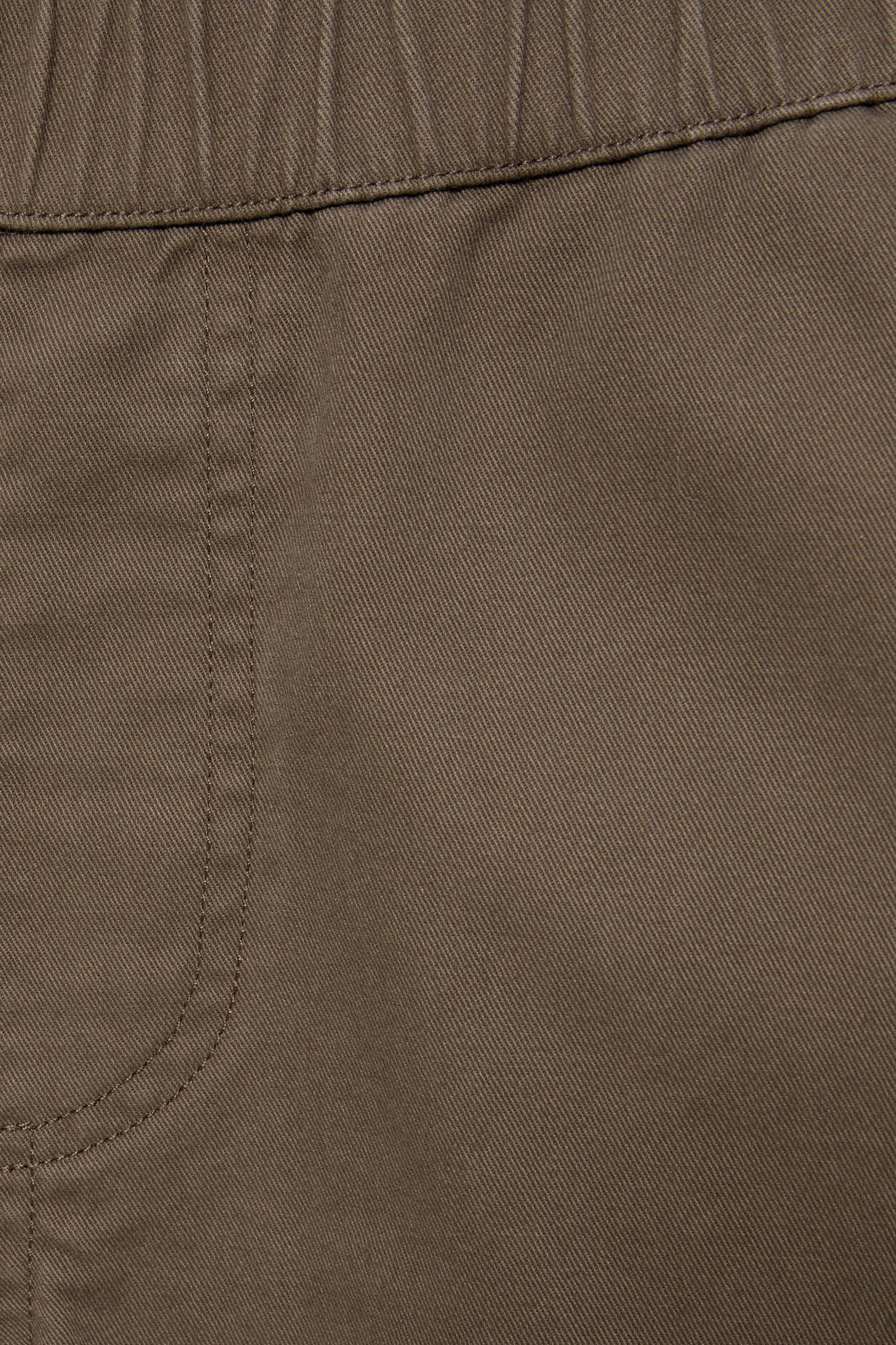 Barrel trousers — Brown