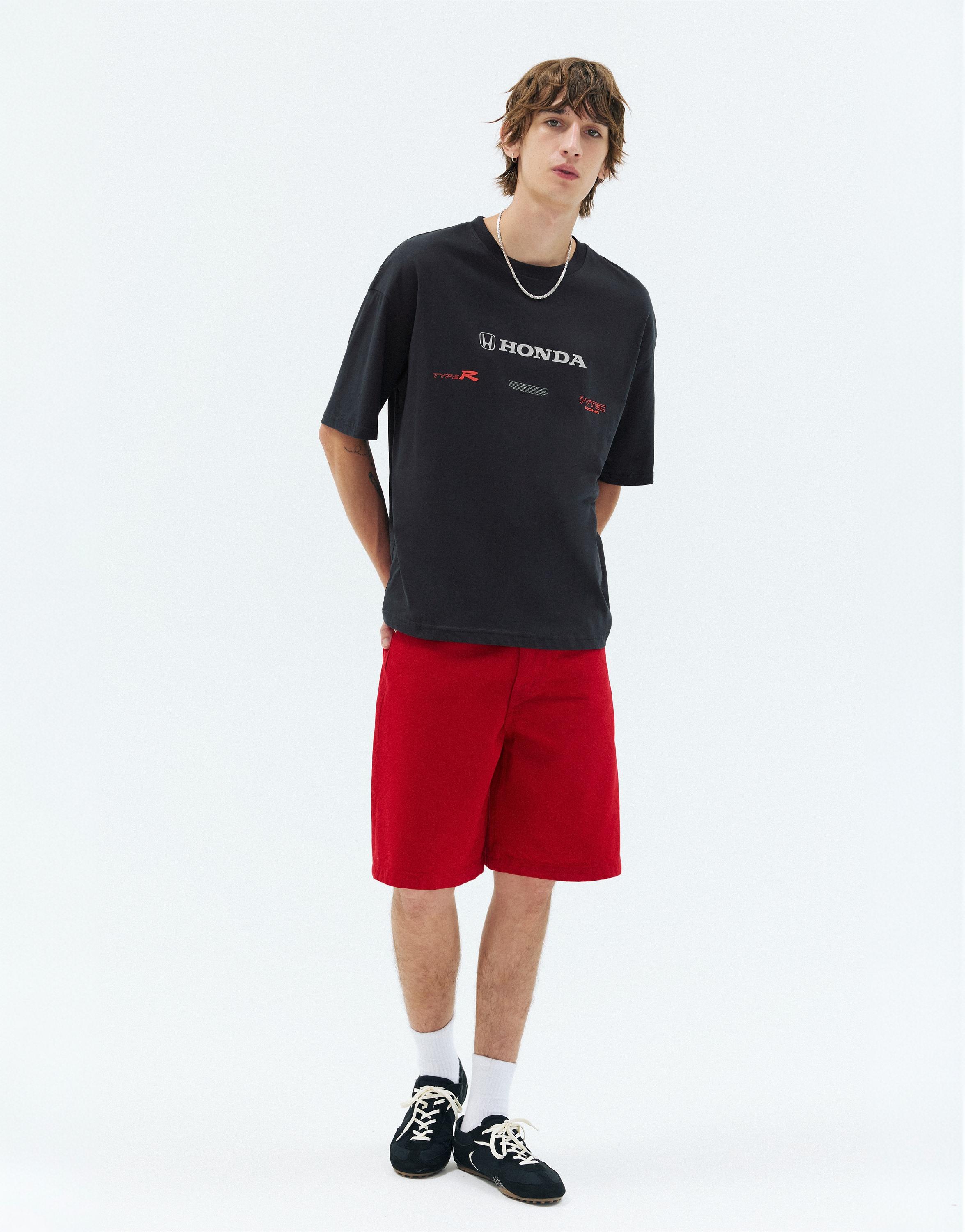 Honda Civic Graphic T-shirt — Anthracite grey