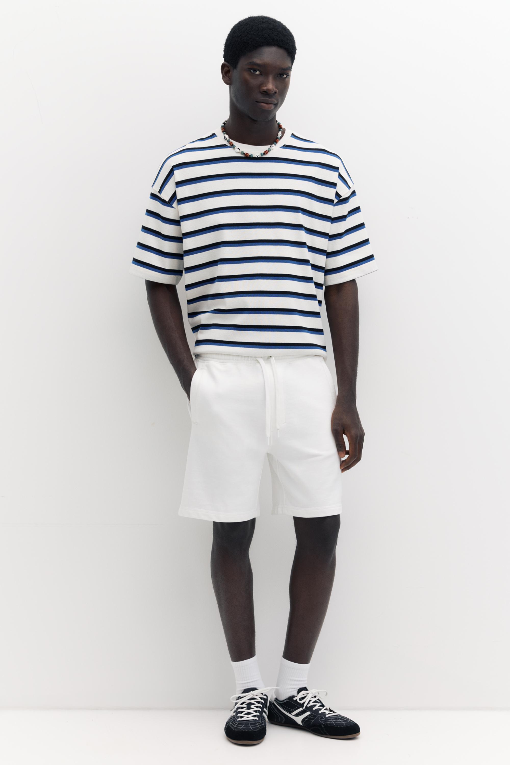 STWD jogger Bermuda shorts — White
