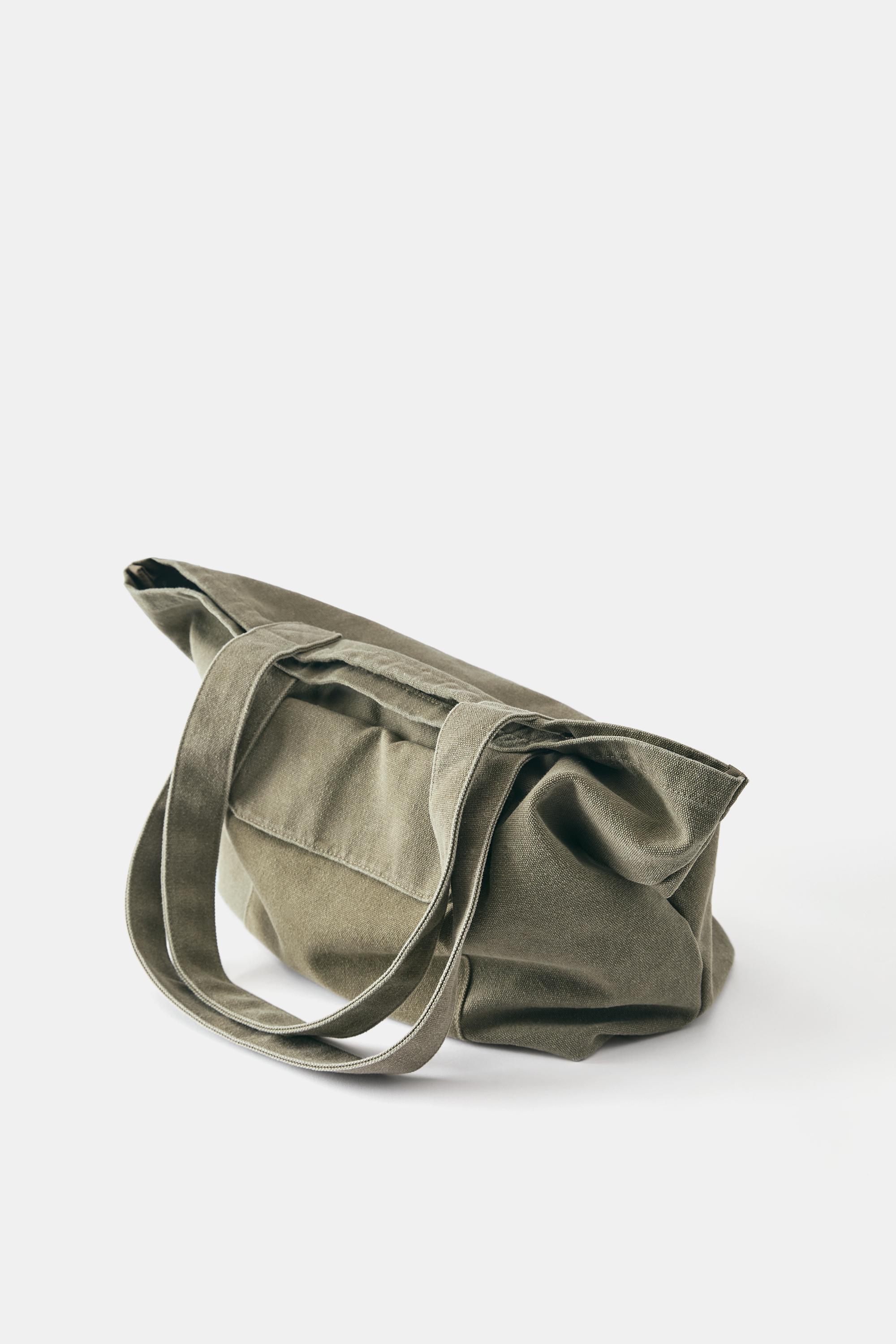 Canvas tote bag — Khaki
