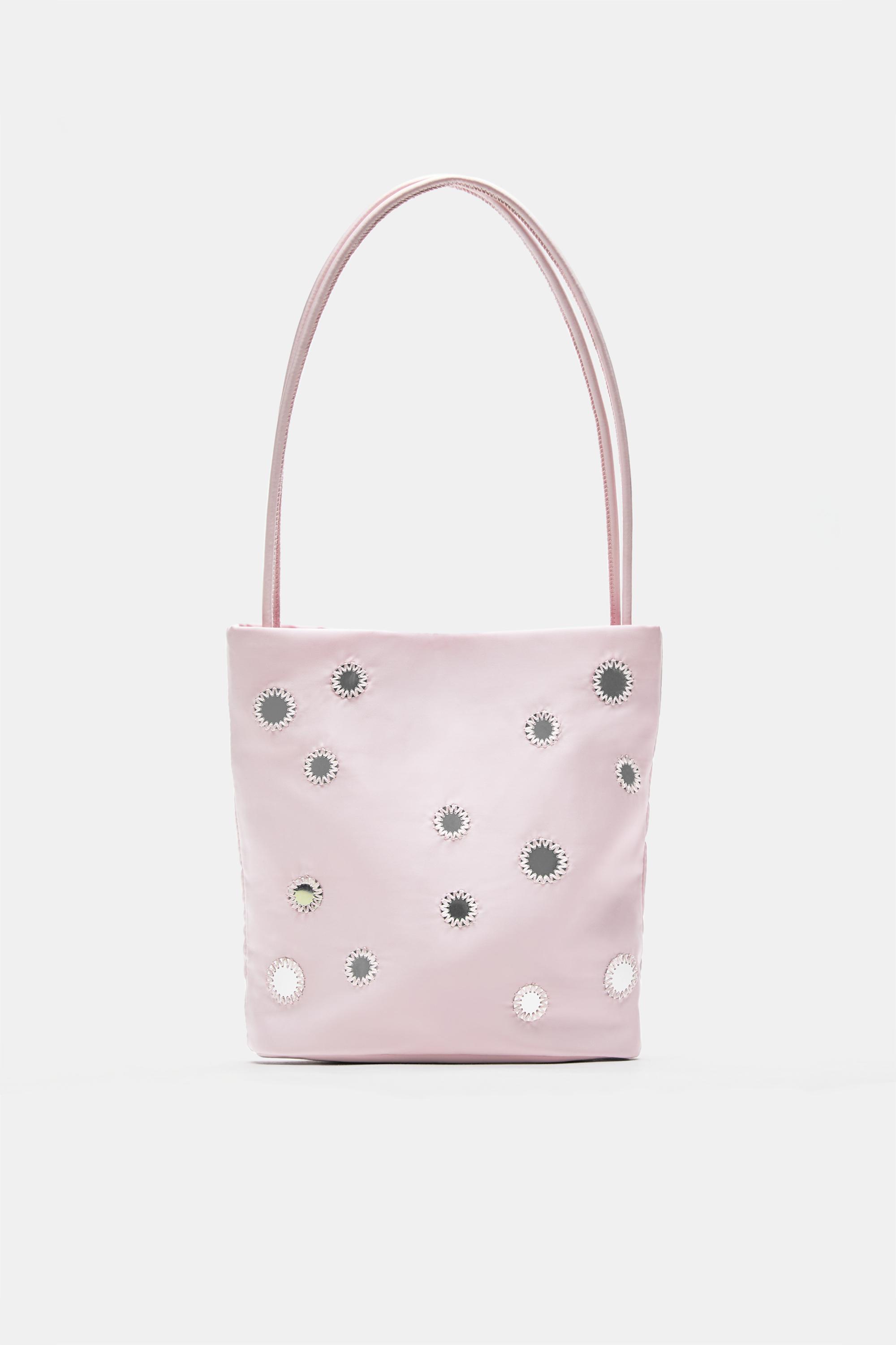 Mirror shoulder bag — Pink