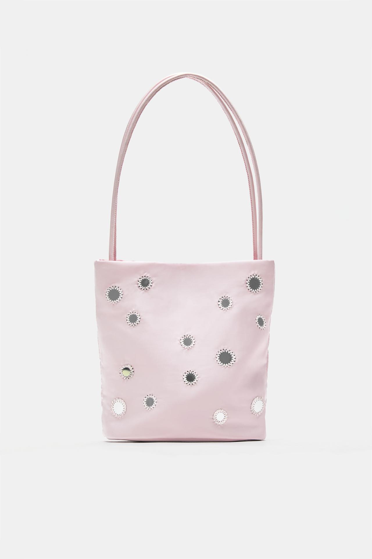 Mirror shoulder bag — Pink