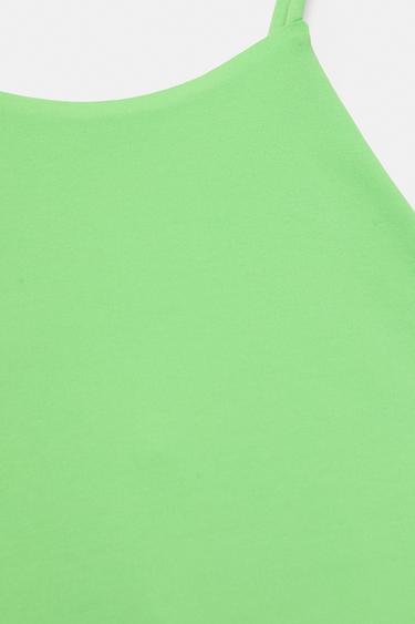 Halter strappy bodysuit — Apple green 7