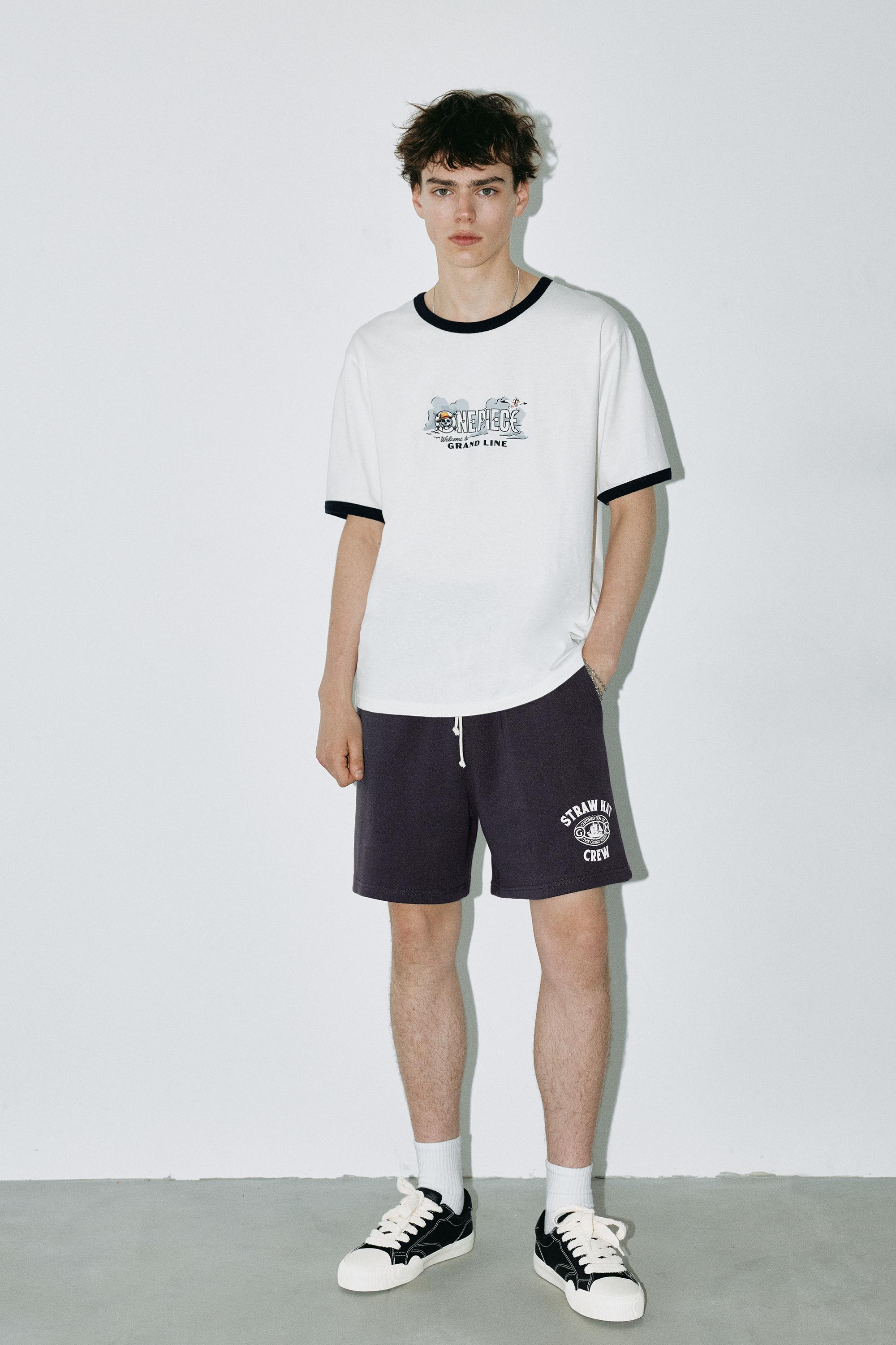 One Piece jogger shorts — Navy