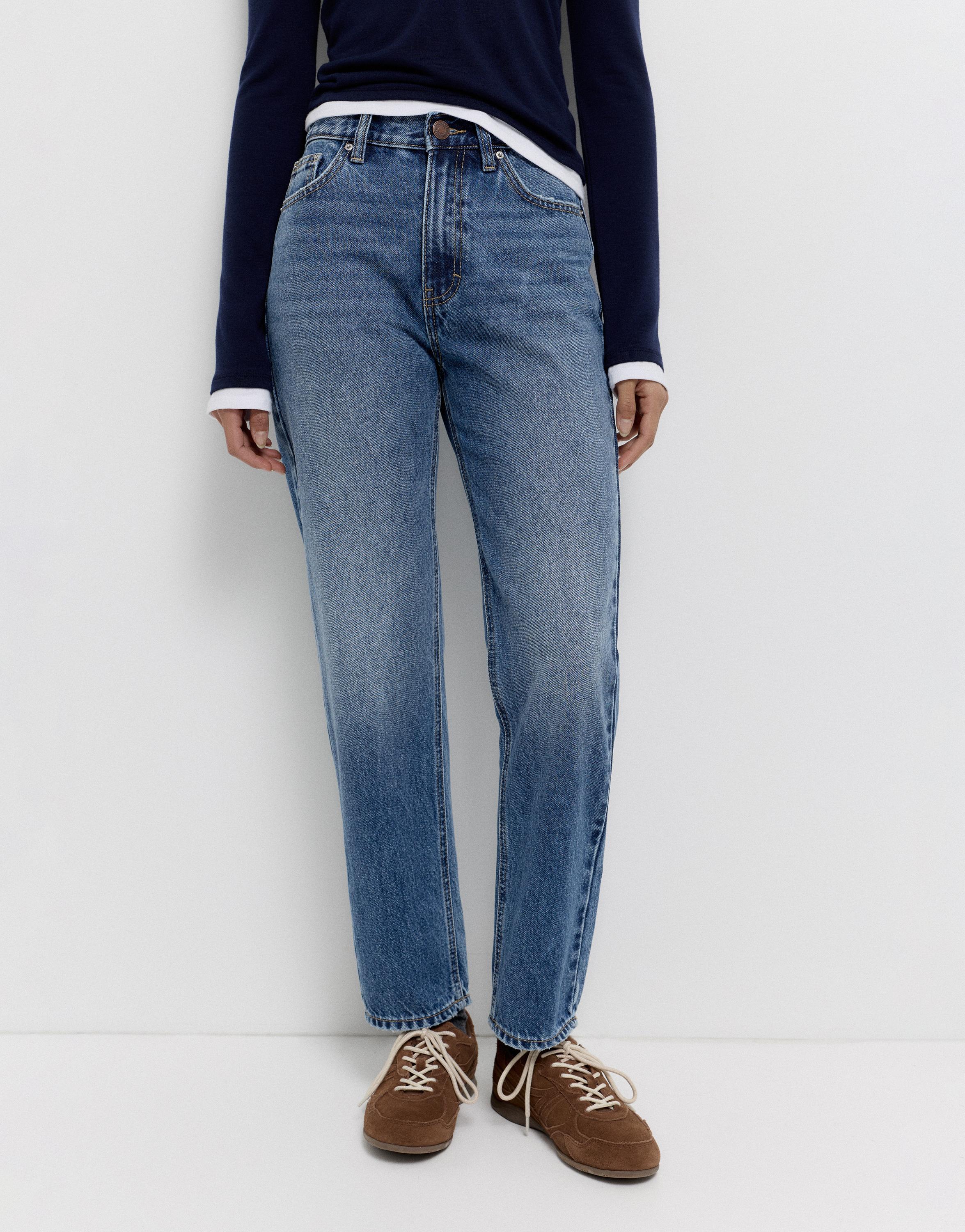 Mom fit yüksek bel jean - Görsel 29