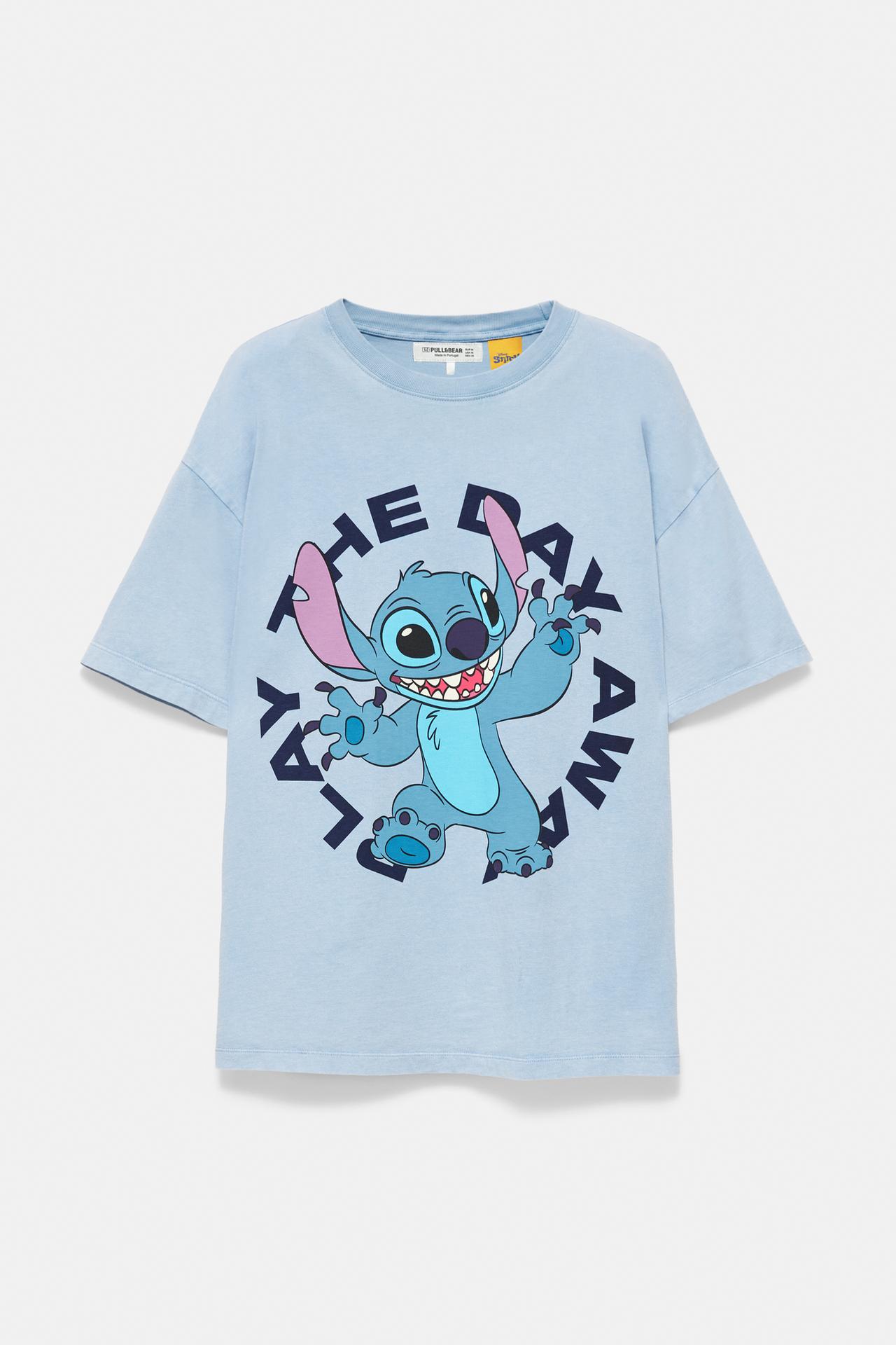 Short sleeve Stitch T-shirt — Faded blue
