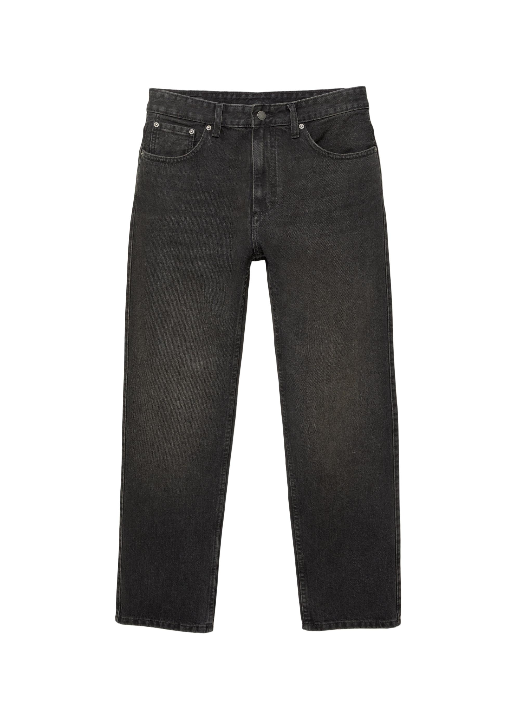 Straight-leg jeans — Black