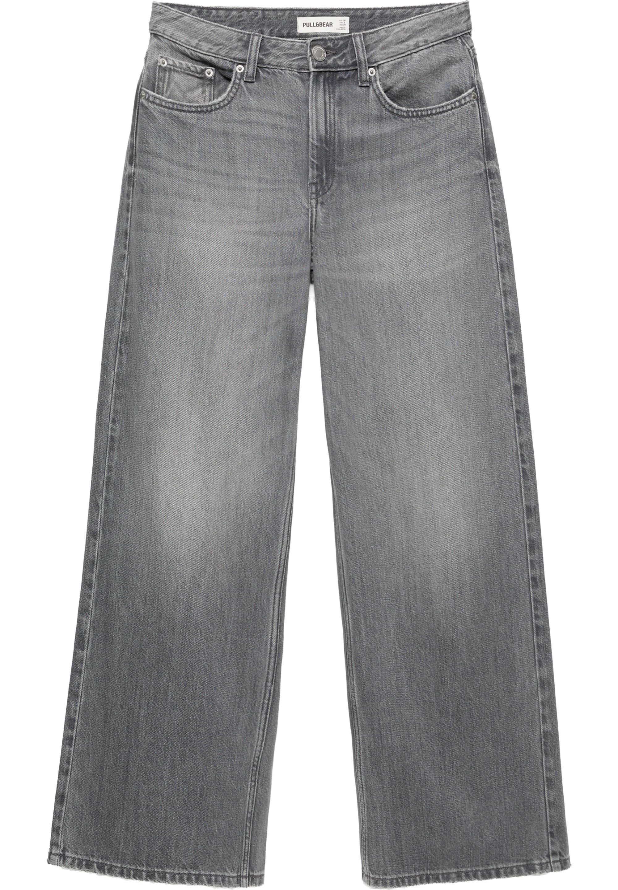Oversize baggy jeans — Pearl grey