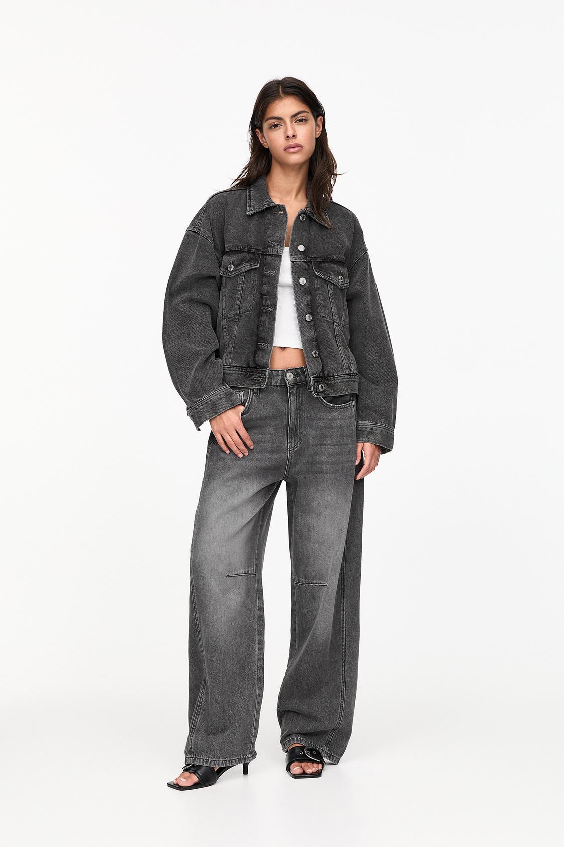 Basic-Jeansjacke - PULL&BEAR 