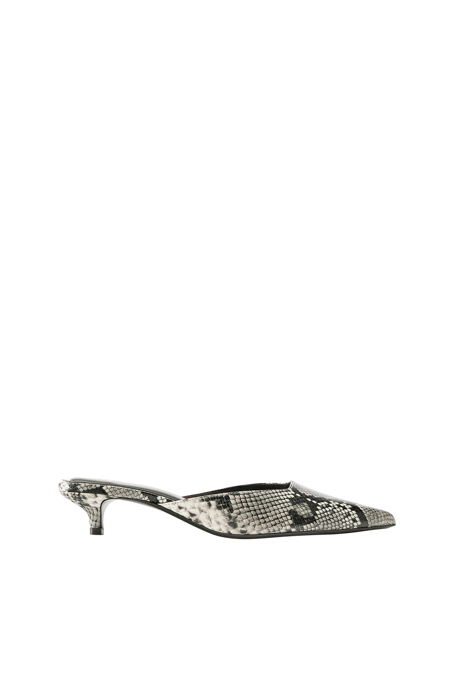 Pull&Bear Yılan desenli mule ayakkabı görsel 2