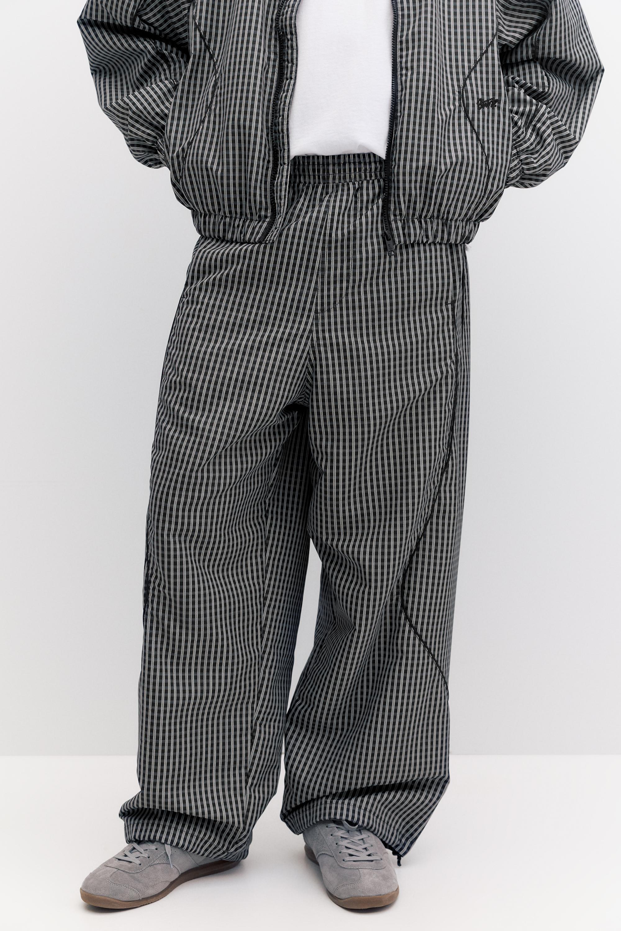 STWD sports joggers — Black/White