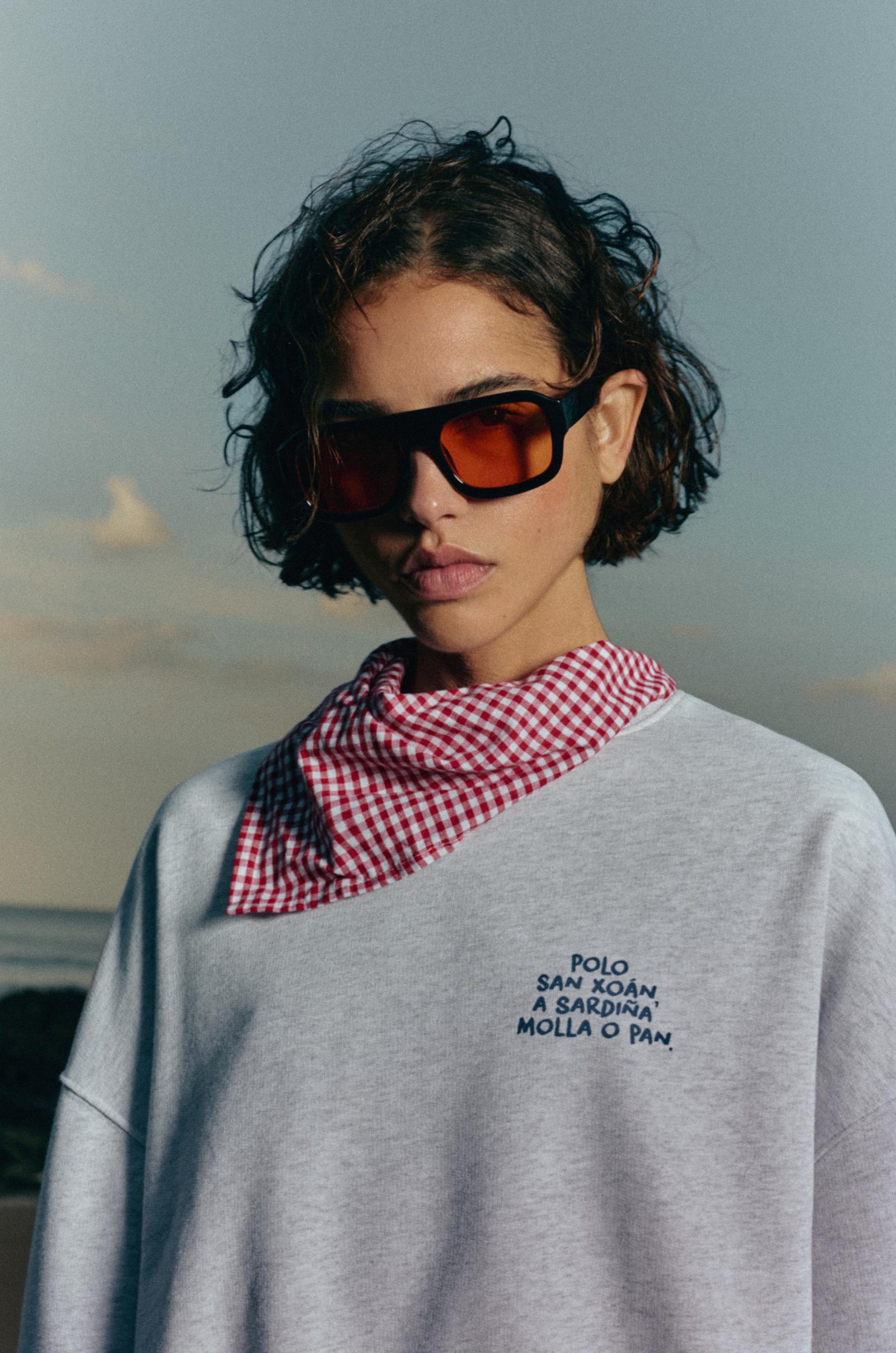 San Xoán Noite Meiga sweatshirt — Grey marl