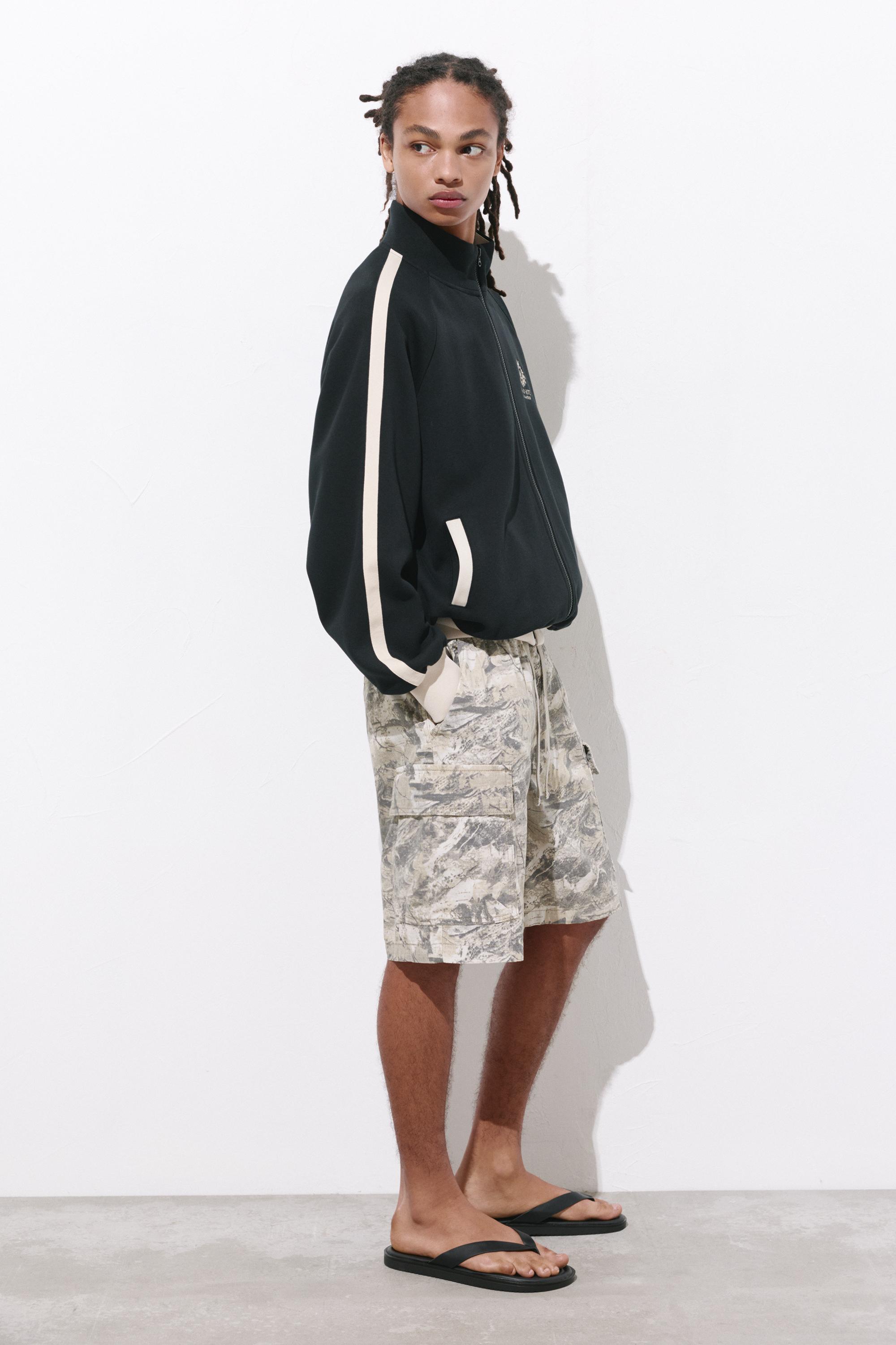 Ripstop cargo Bermuda shorts — Sand/Khaki