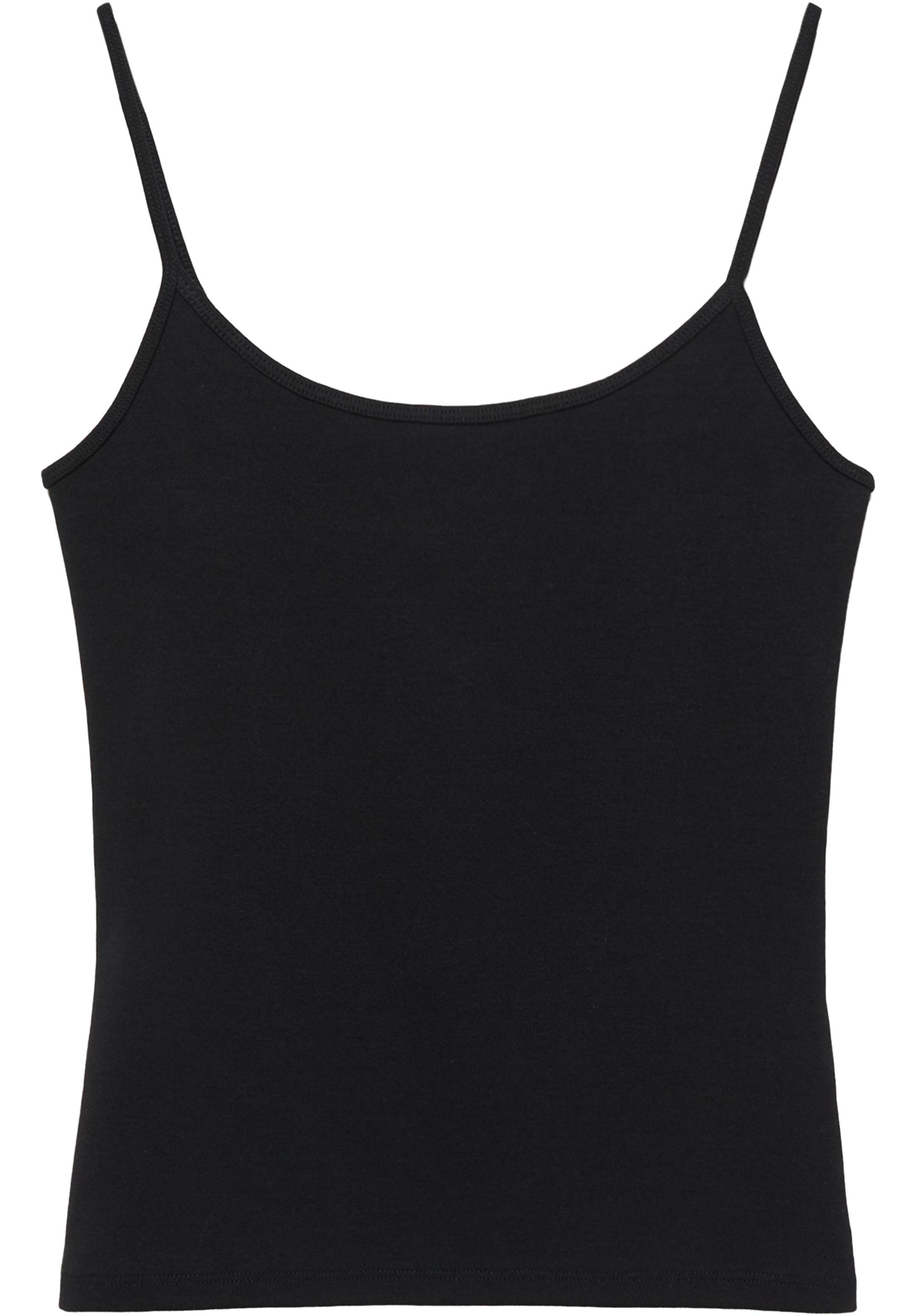 Thin strap top — Black