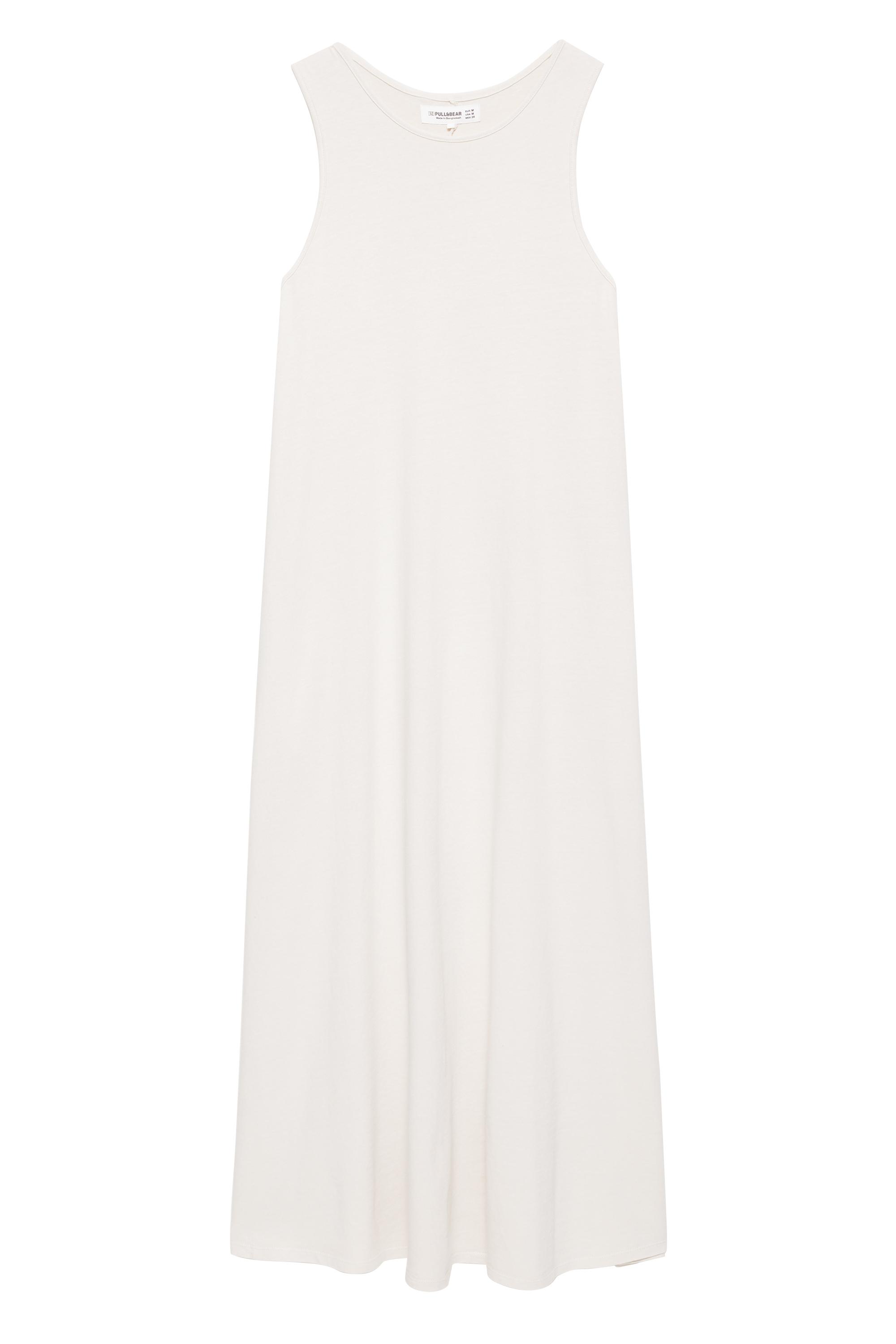 Kolsuz uzun elbise - Görsel 4