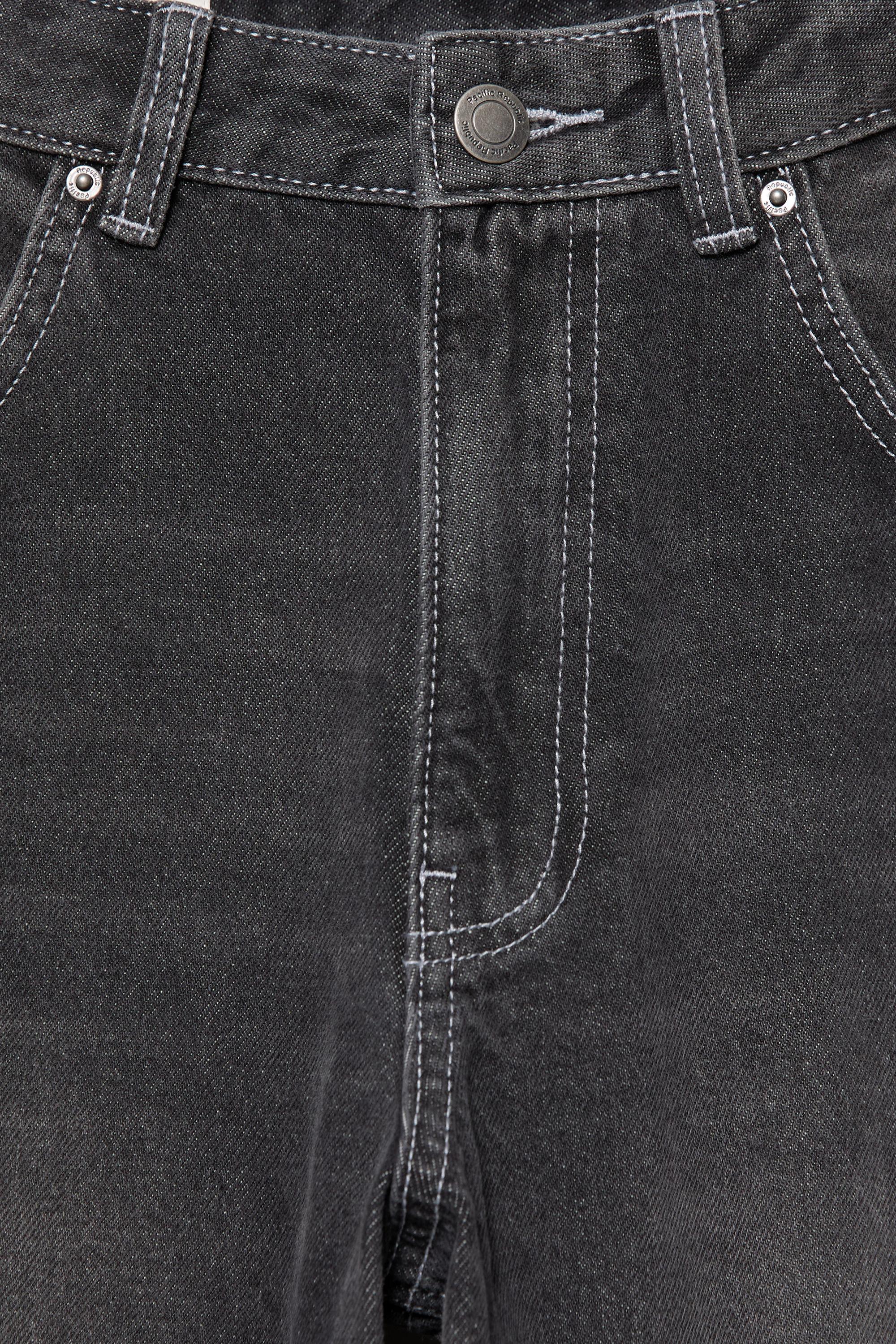Pull&Bear Yüksek bel balon jean görsel 8