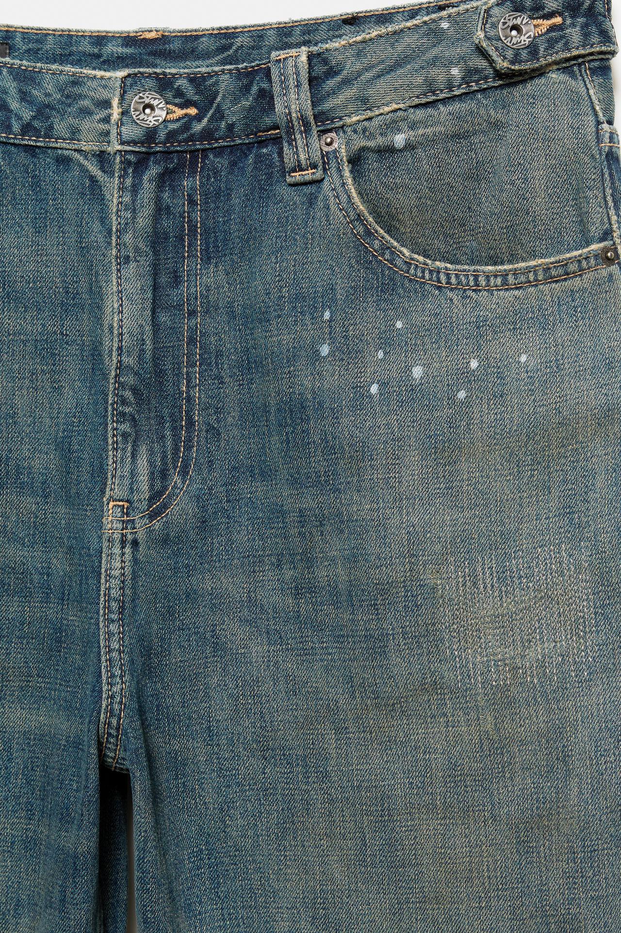 Relaxed fit baggy jeans — Indigo