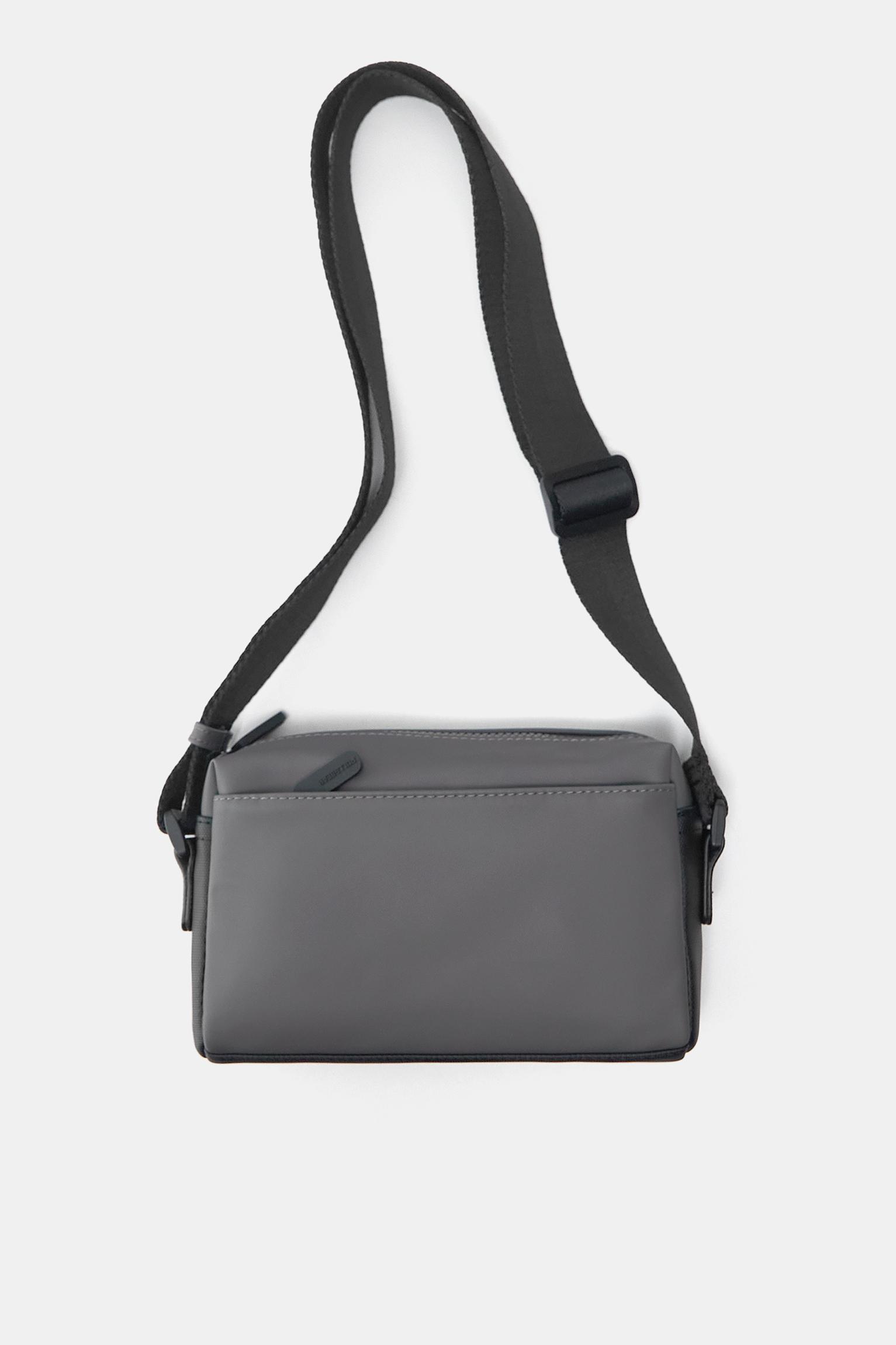 Lastik kaplamalı çapraz askılı çanta - Görsel 8