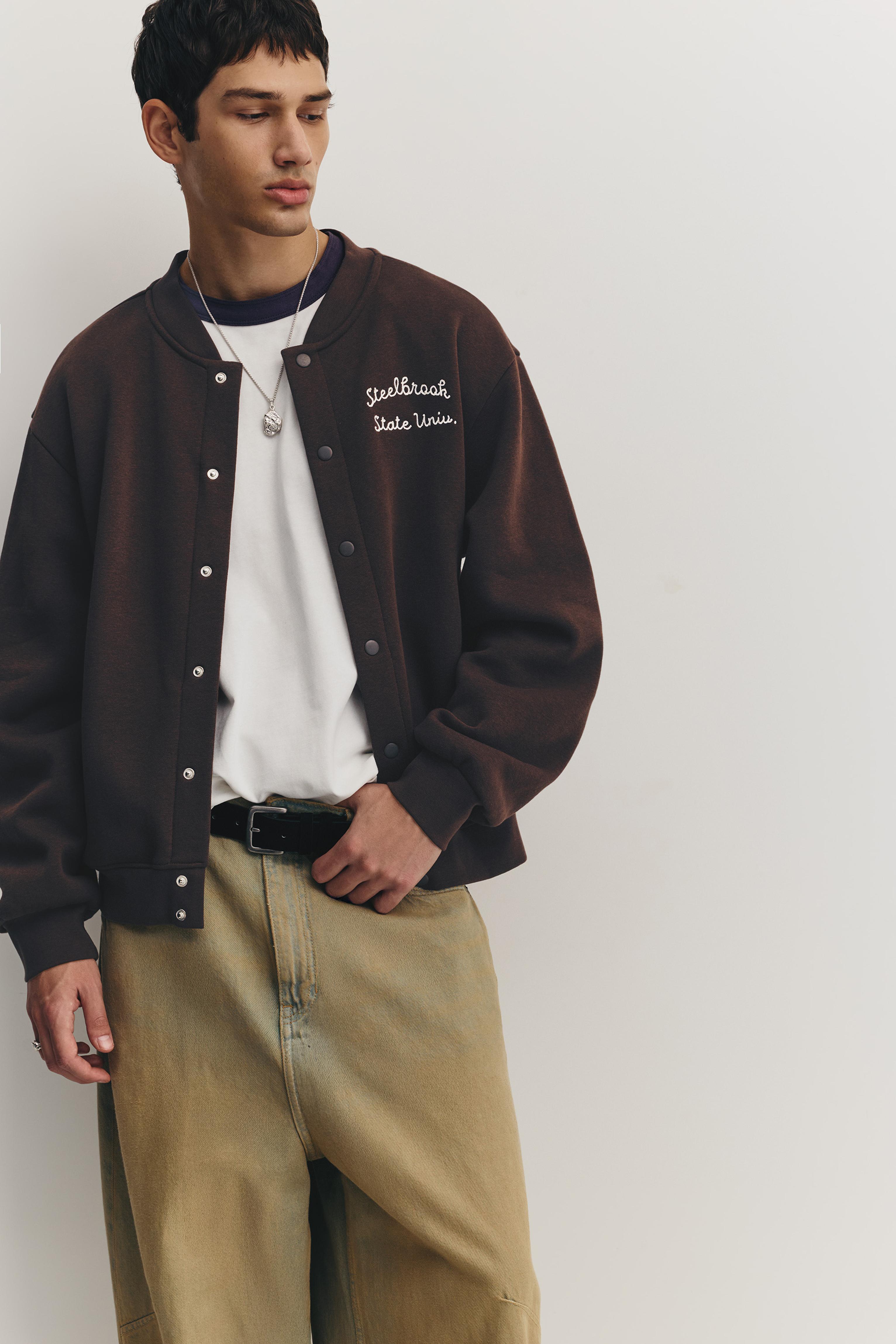 Giacca Varsity Ricamata
