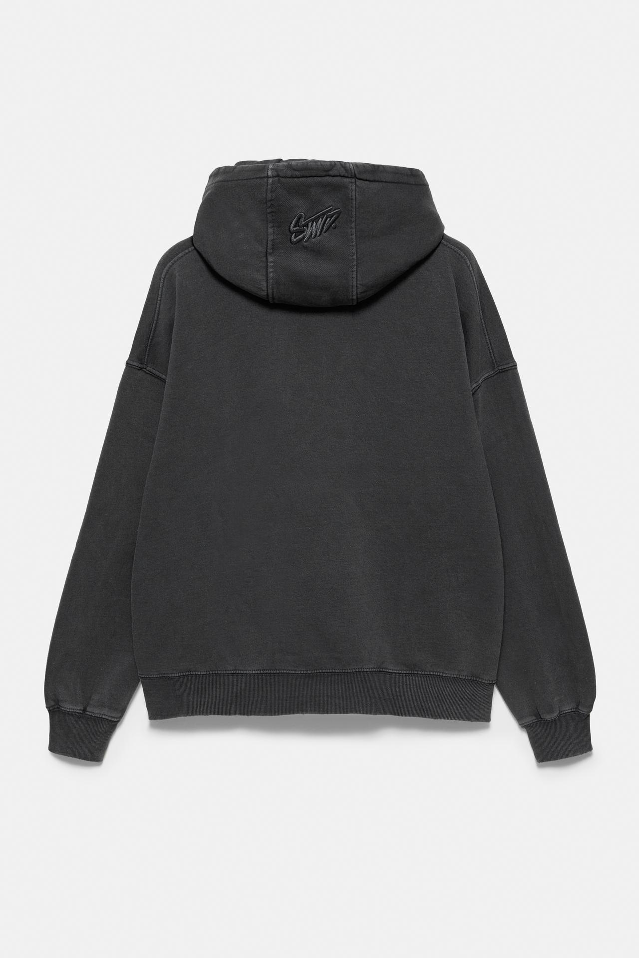 Washed STWD hood — Black