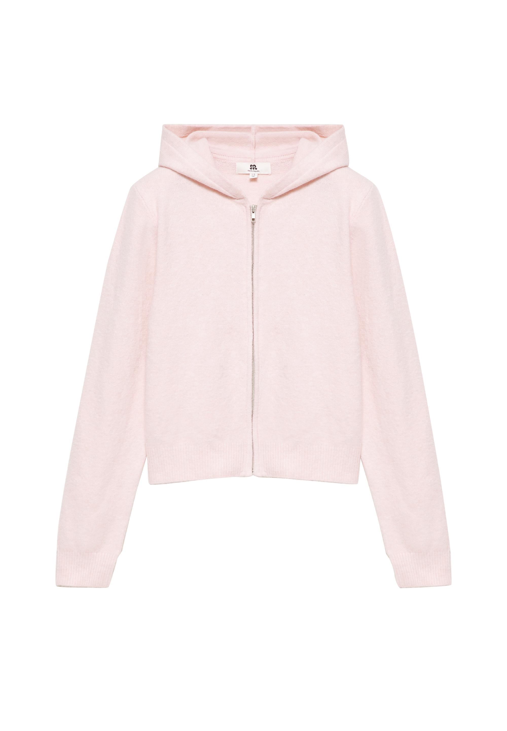 Pull&Bear Kapüşonlu fermuarlı hırka görsel 2