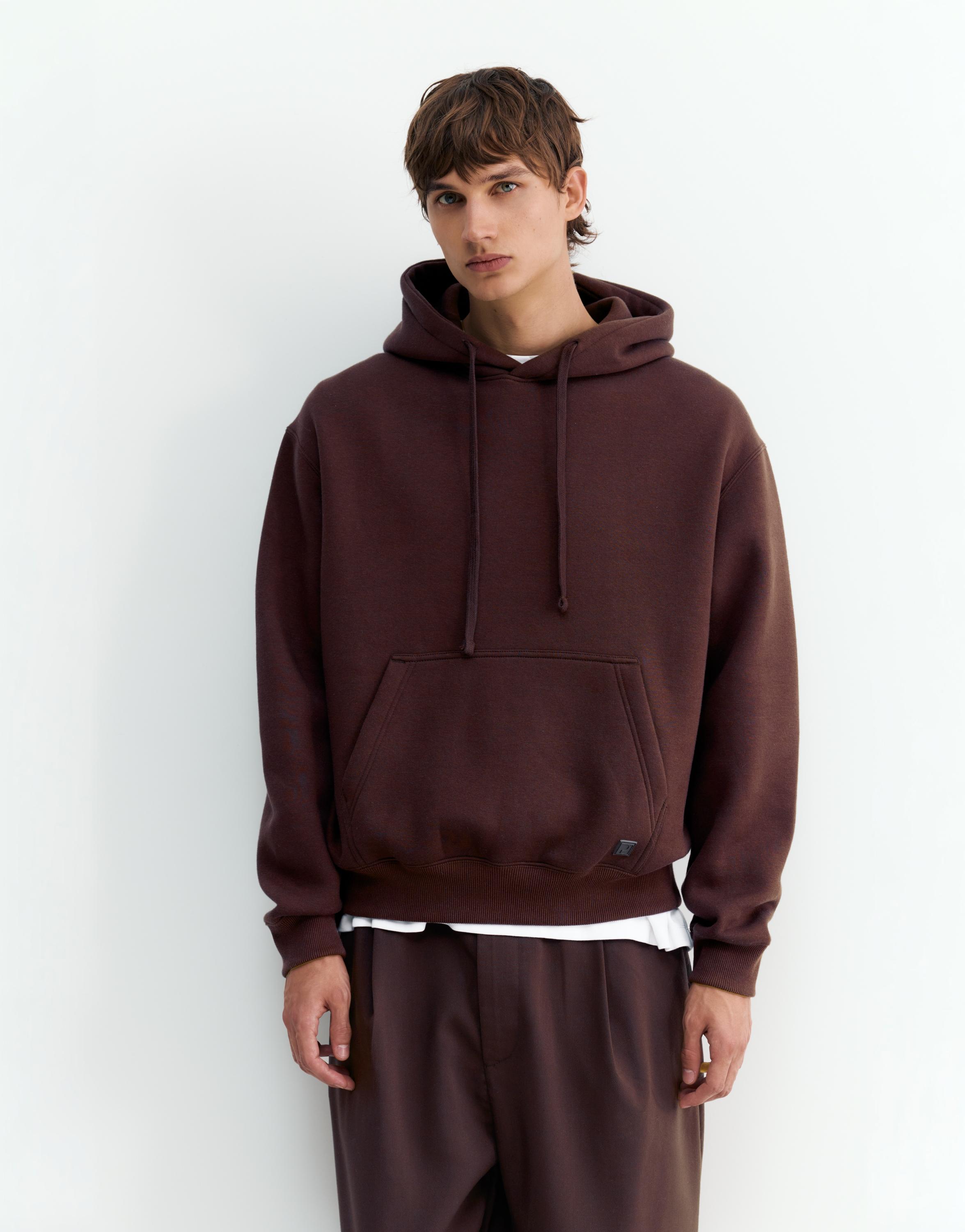 Basic hoodie — Chocolate