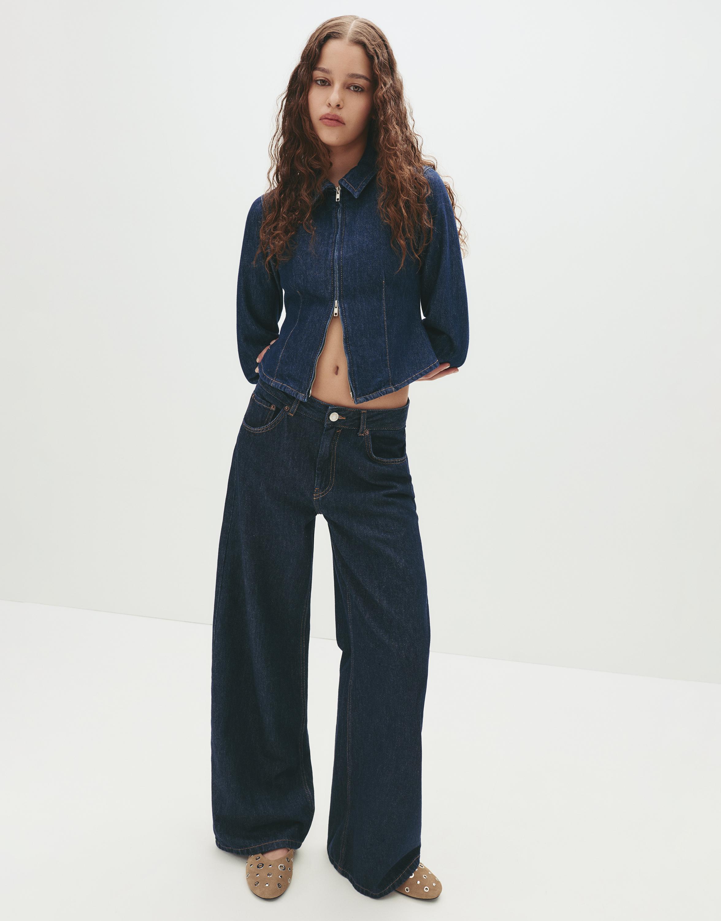 Oversize baggy jeans — Navy