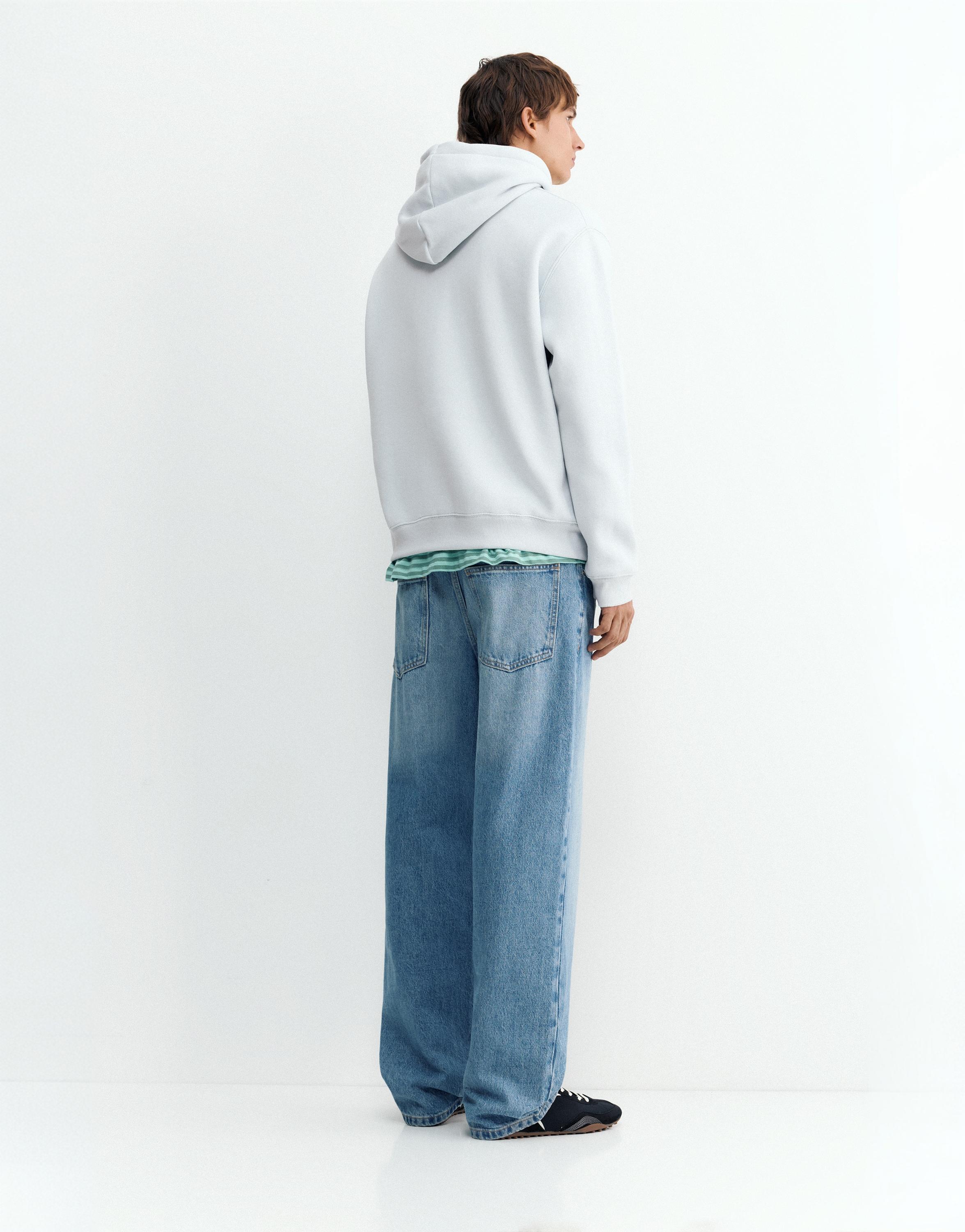 Basic hoodie — Sky blue