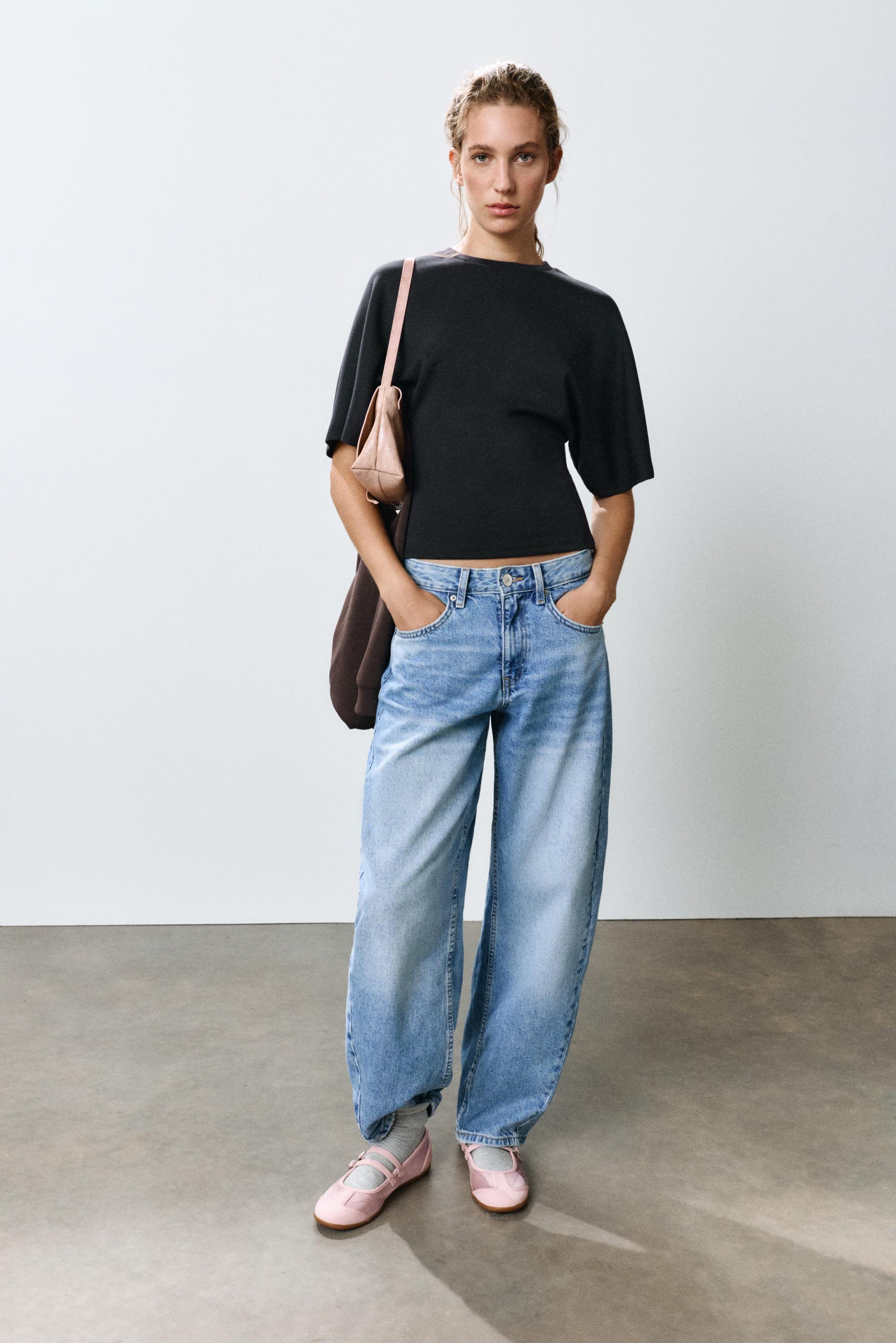 Modal batwing sleeve T-shirt — Anthracite grey