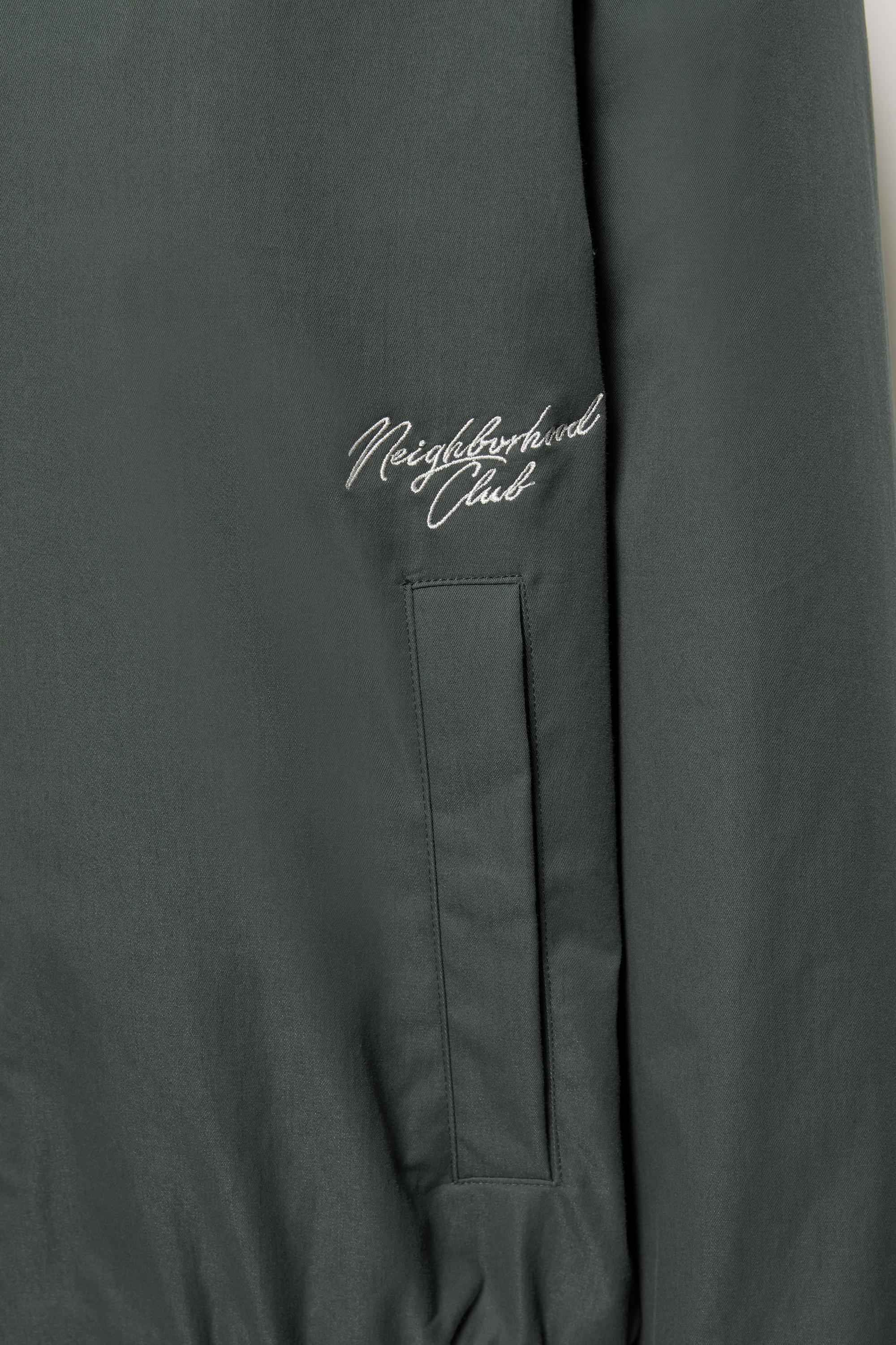 Embroidered jacket — Bluish green