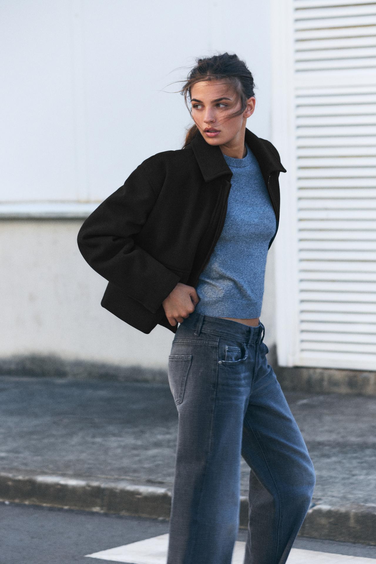 Felt jacket — Black