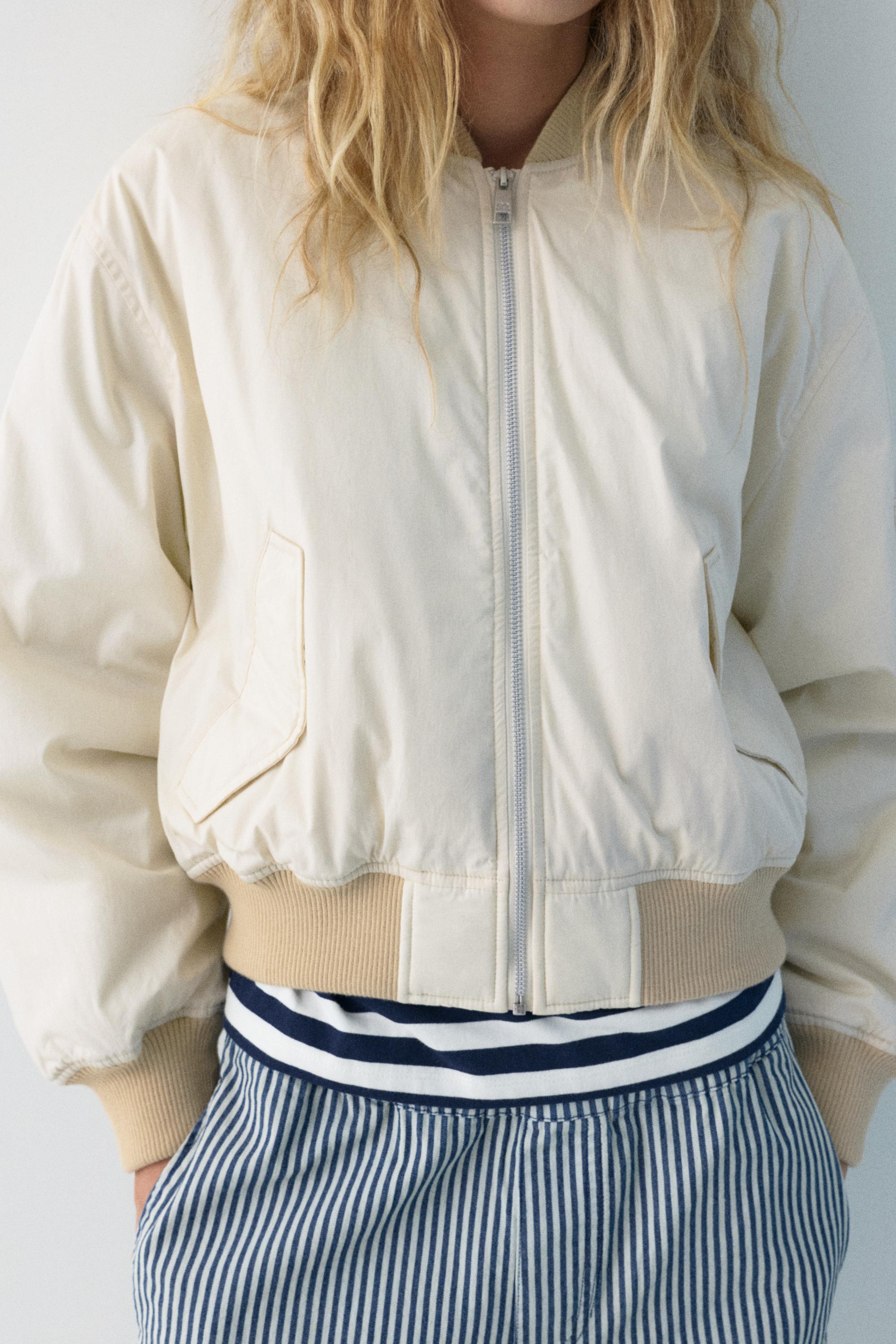Bomber jacket — Vanilla