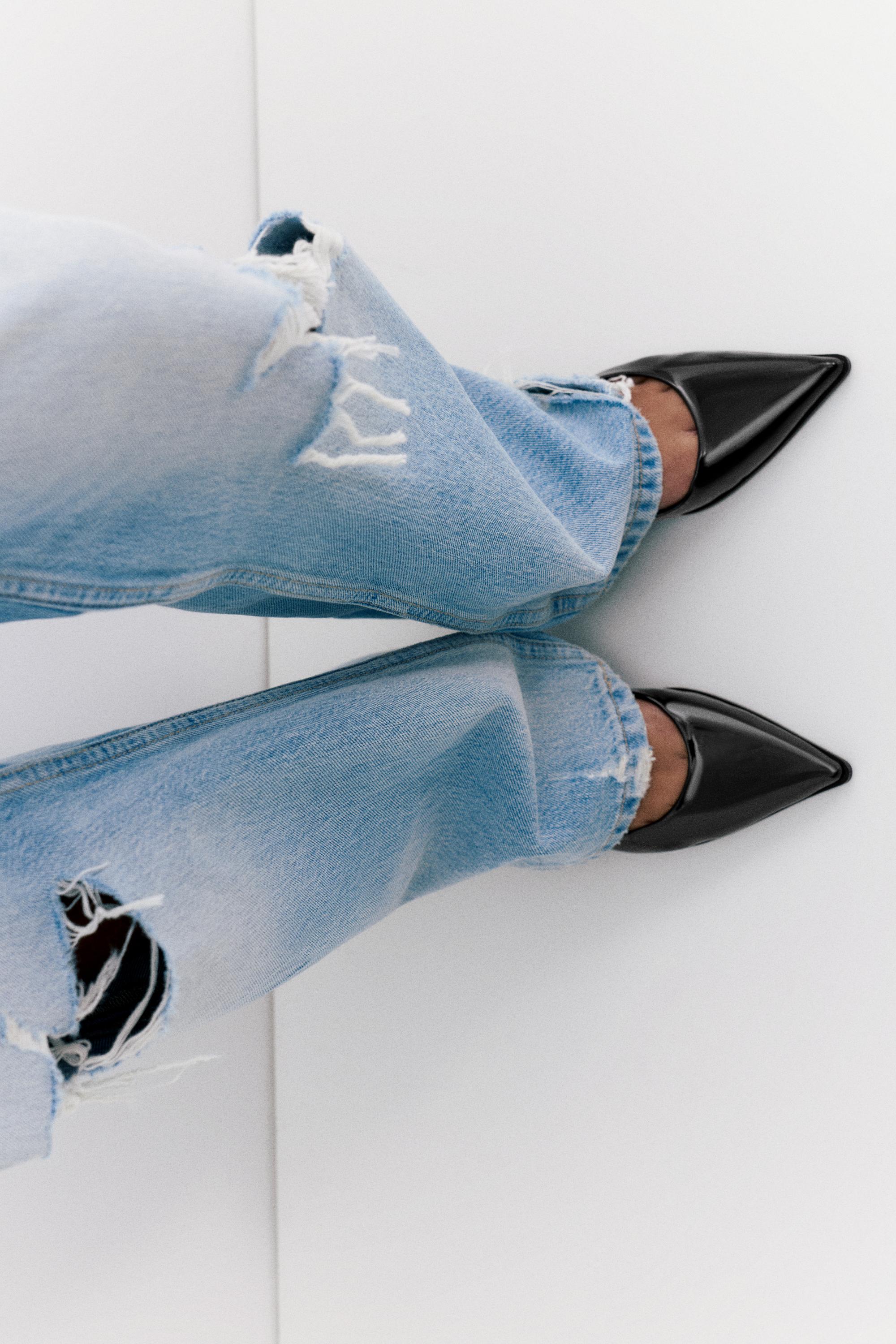 Patent slingback heels — Black