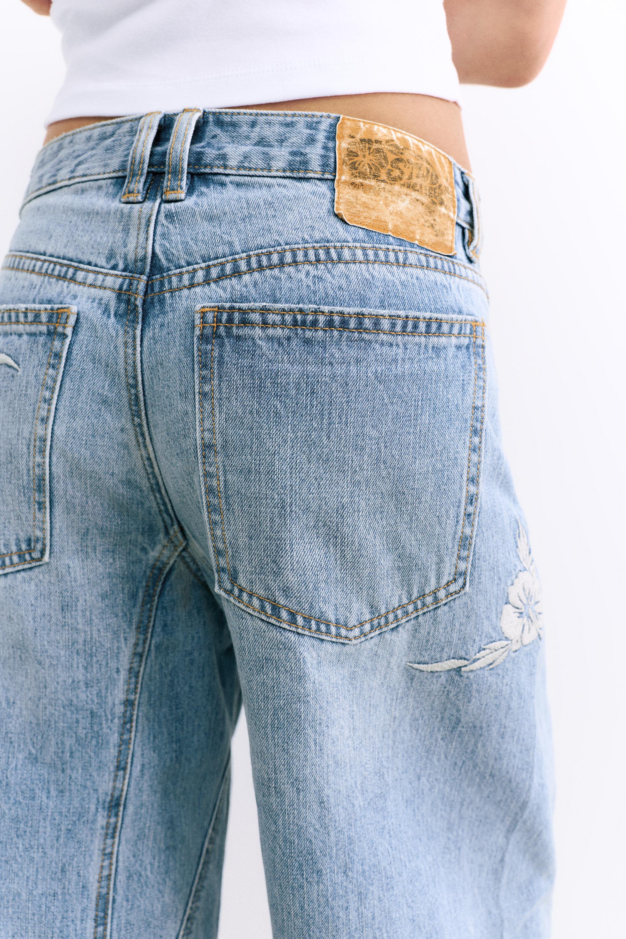 Pleasures x STWD jorts — Medium blue