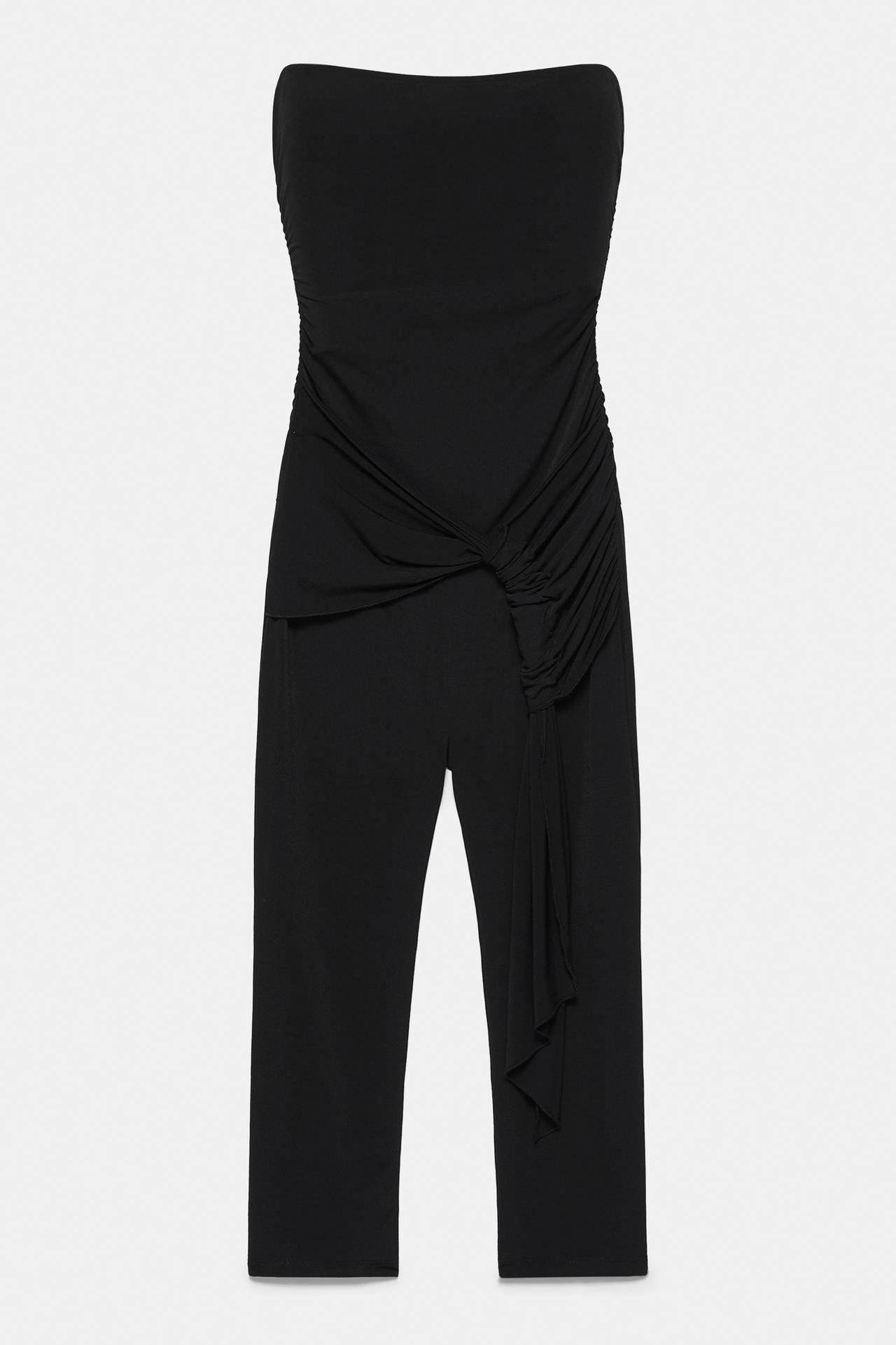 Strapless jumpsuit — Black