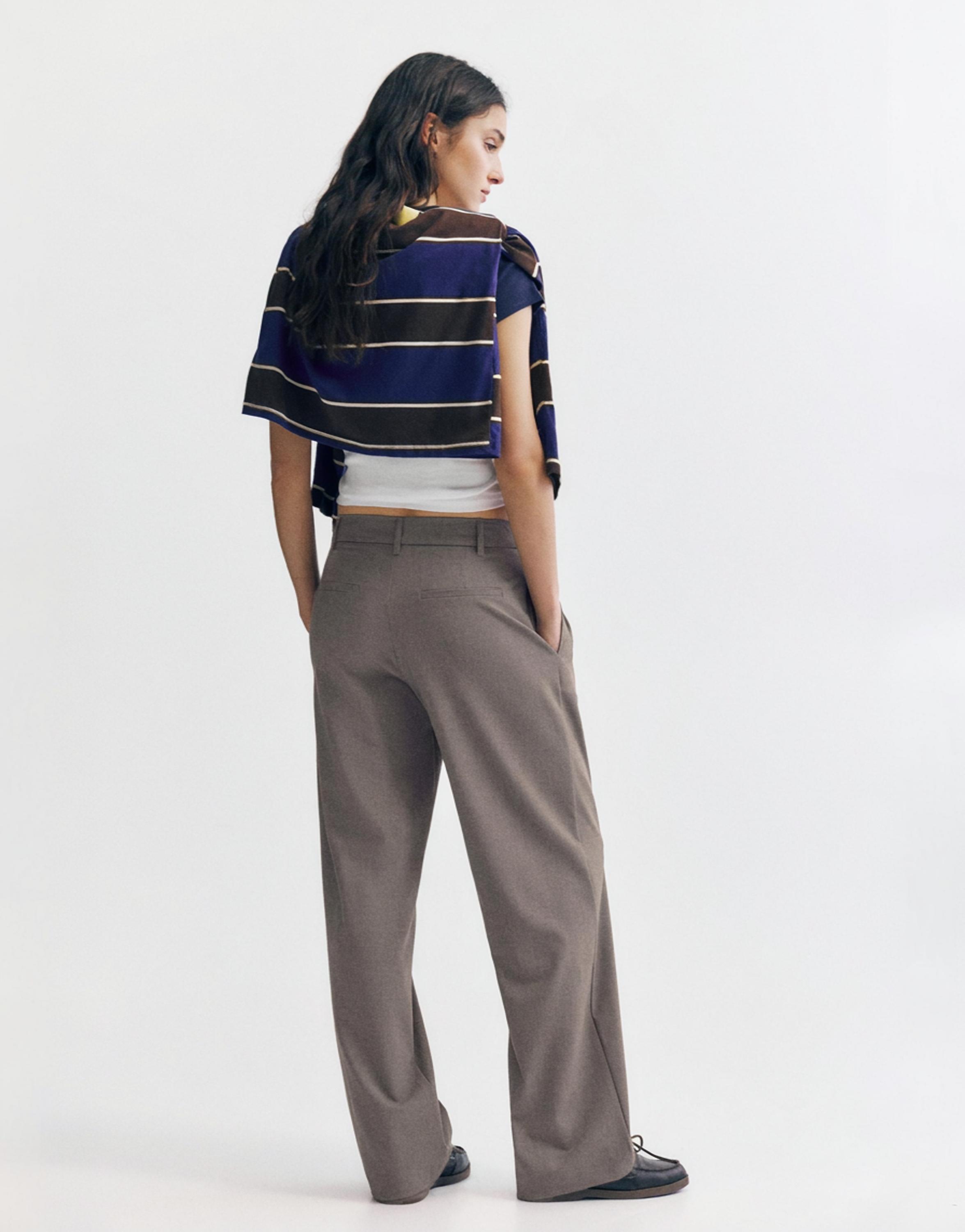 Pensli kumaş pantolon - Görsel 26