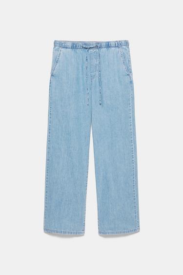 Low-rise jogger jeans — Pale blue 7