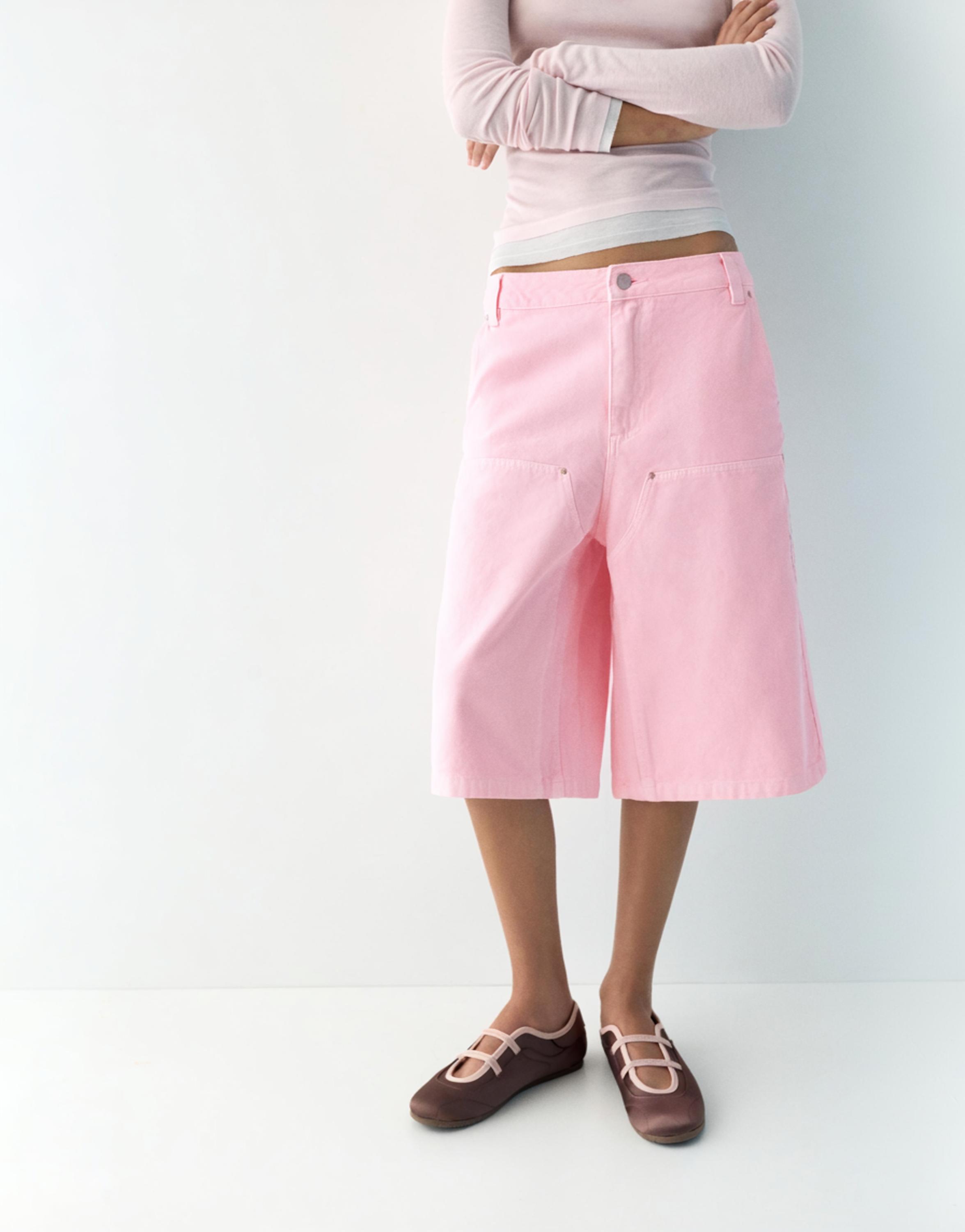 Pembe Jorts şort - Görsel 13