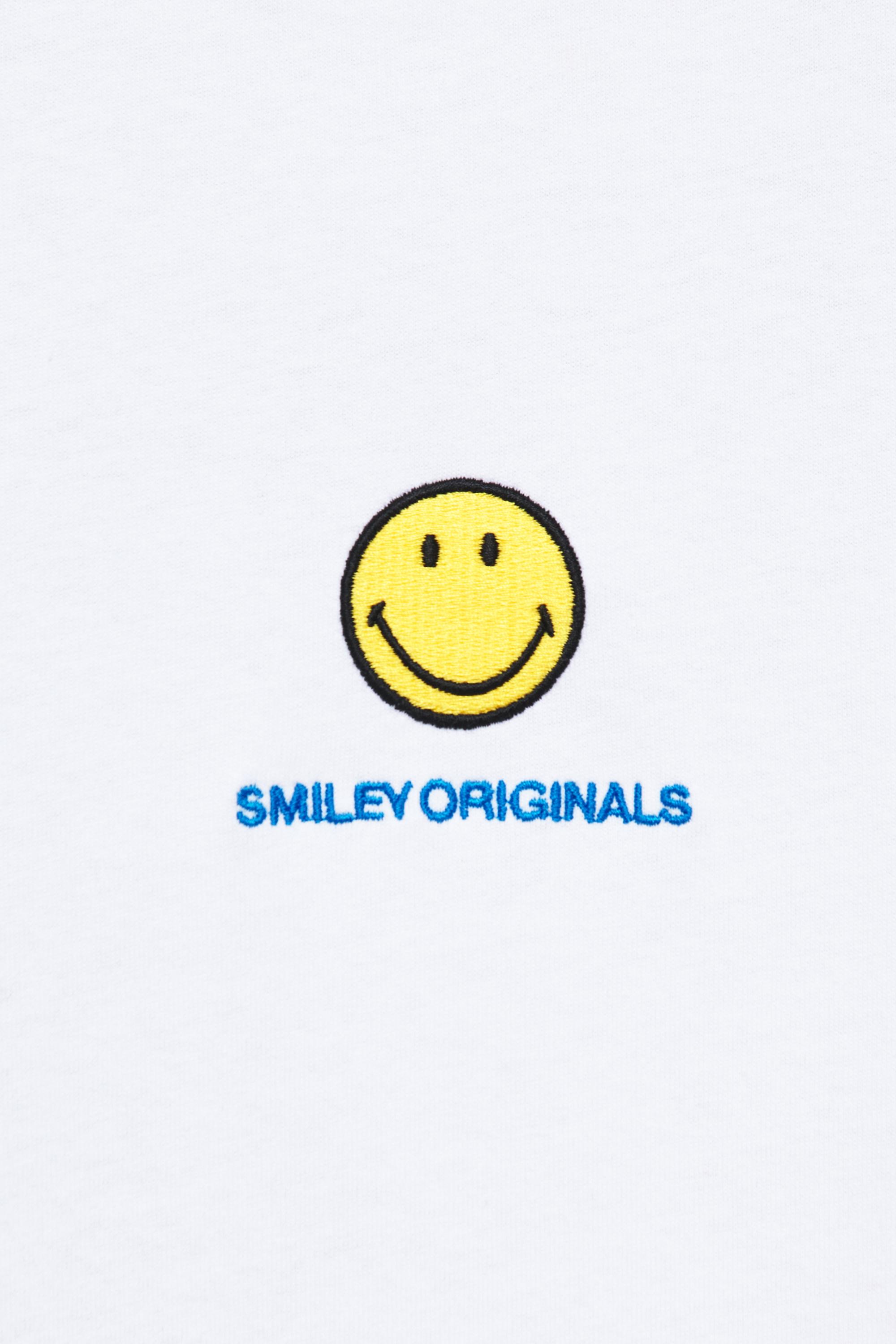 Smiley Yin Yang T-shirt — White