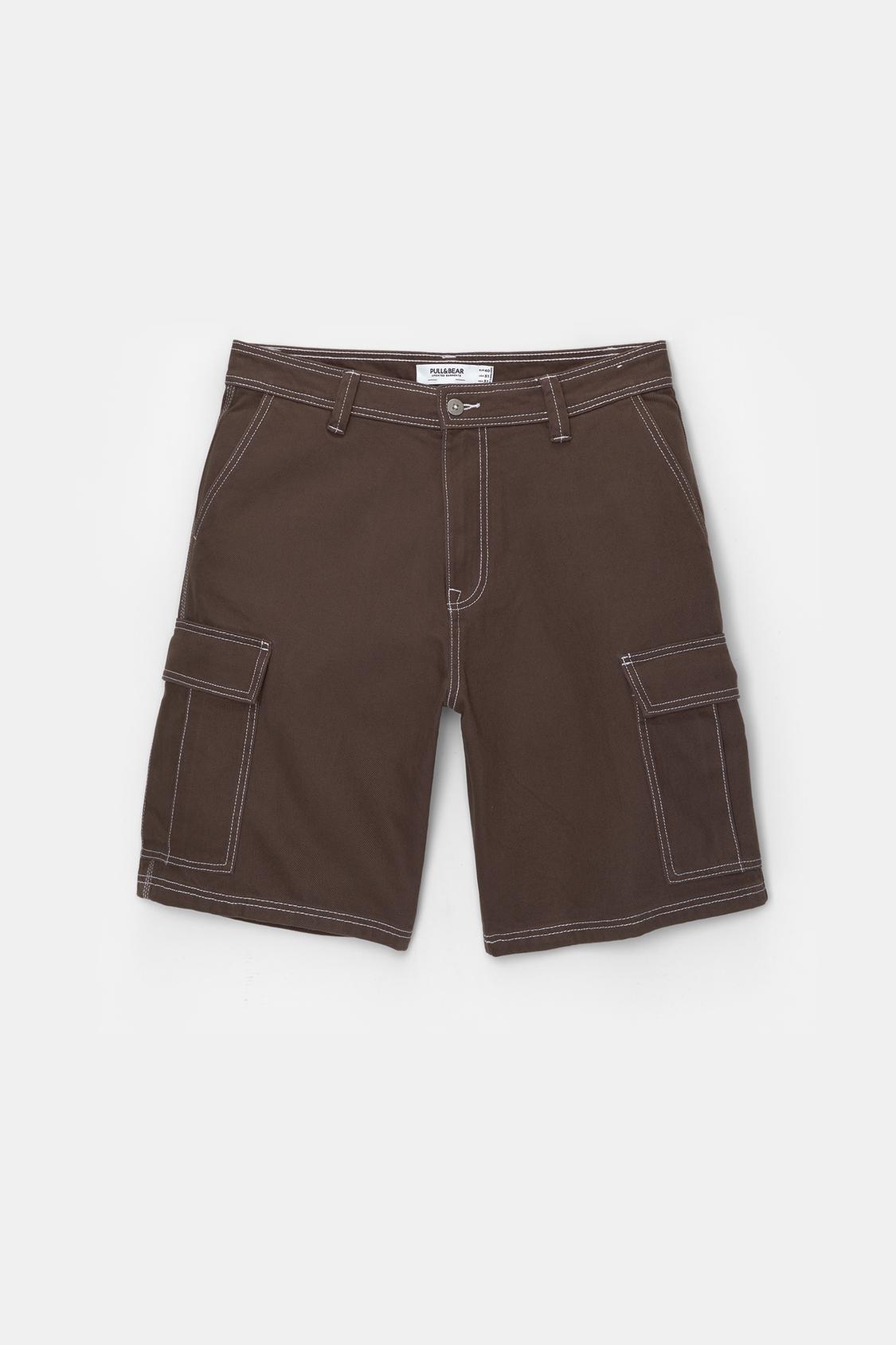 Bermuda Baggy Pull And Bear Shorts Mujer Pull And Bear PantalÃ³n