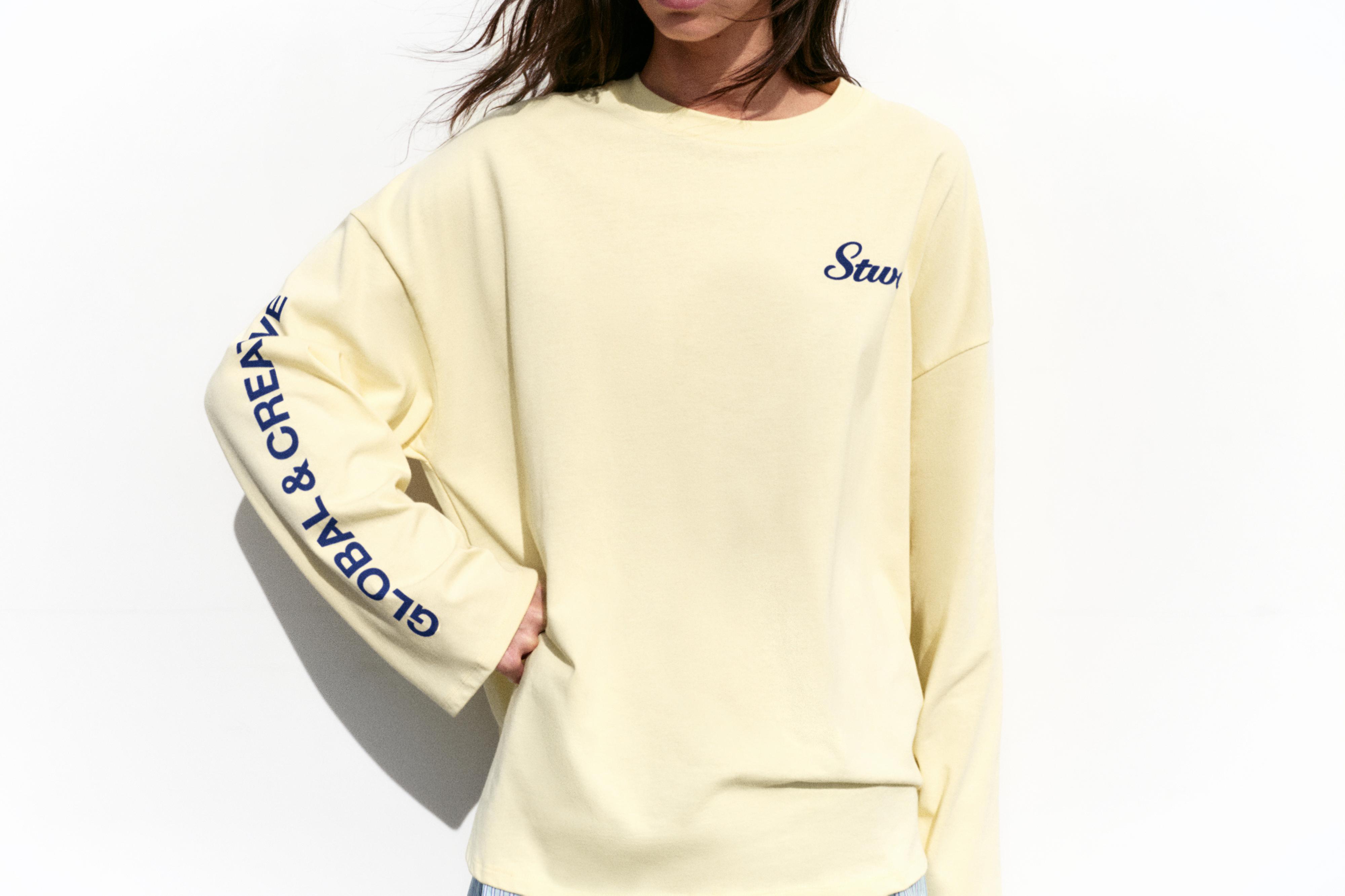 Long sleeve STWD T-shirt — Yellow