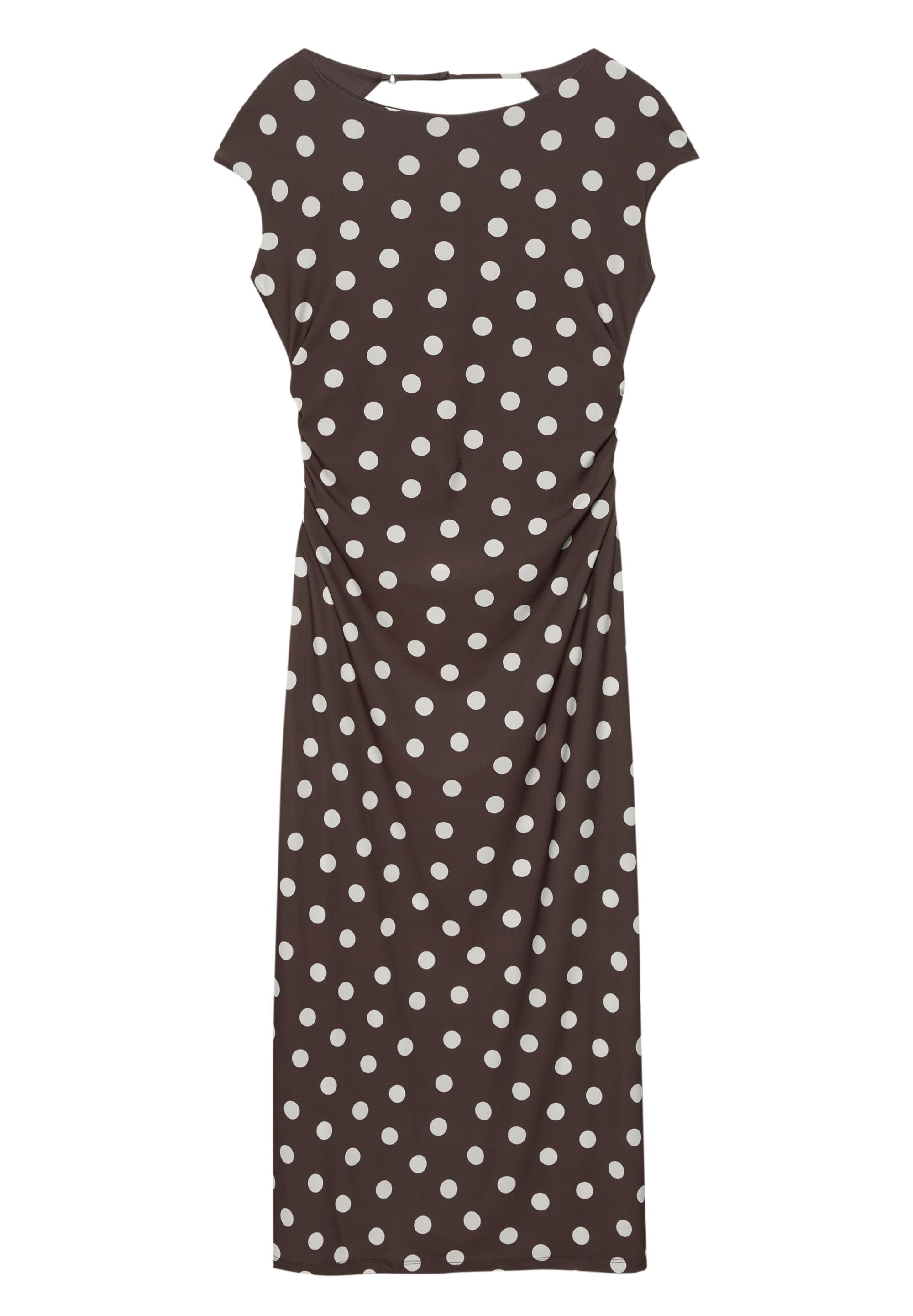 Sırtı açık midi elbise - Görsel 33