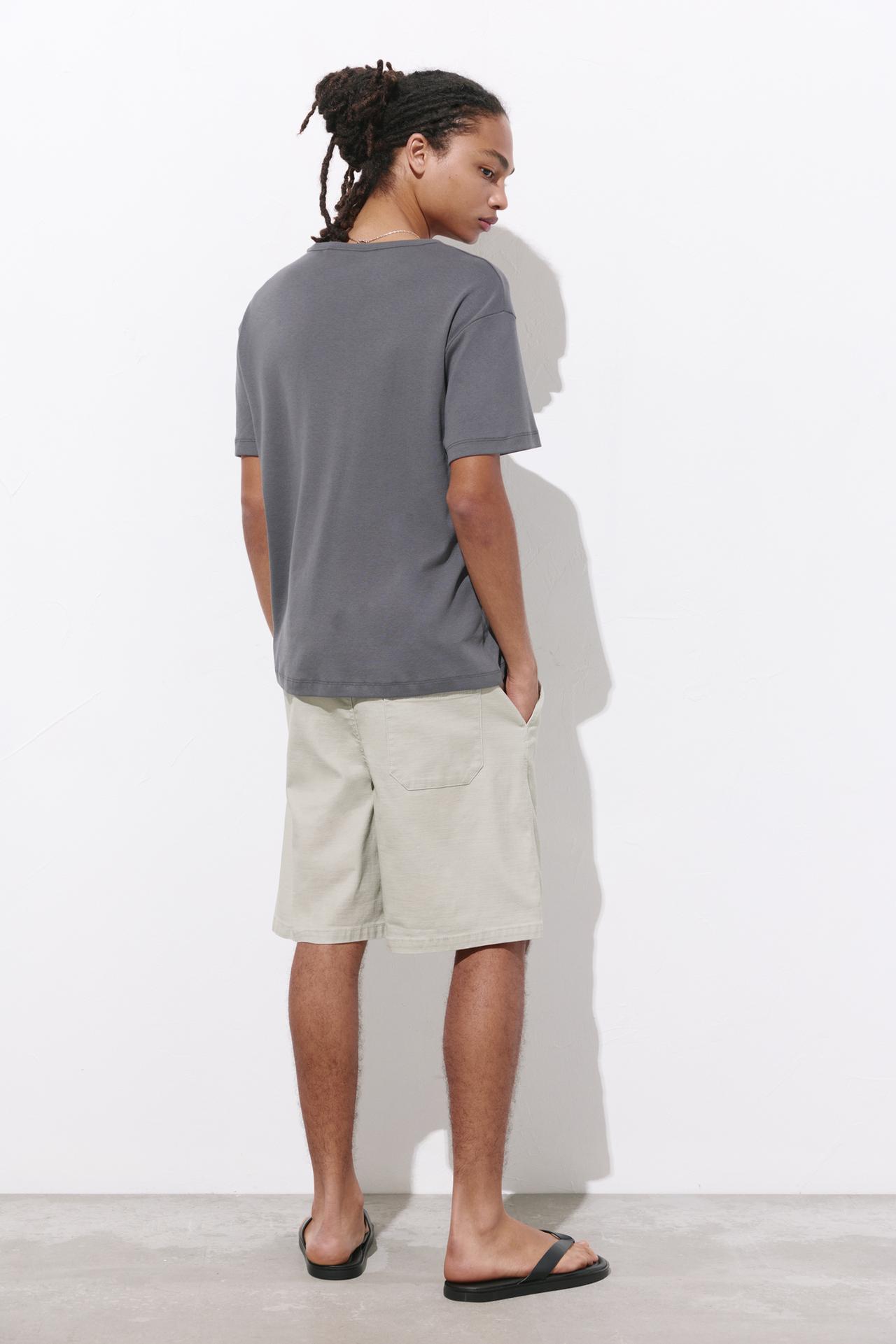 Bermuda sweat shorts — Mint