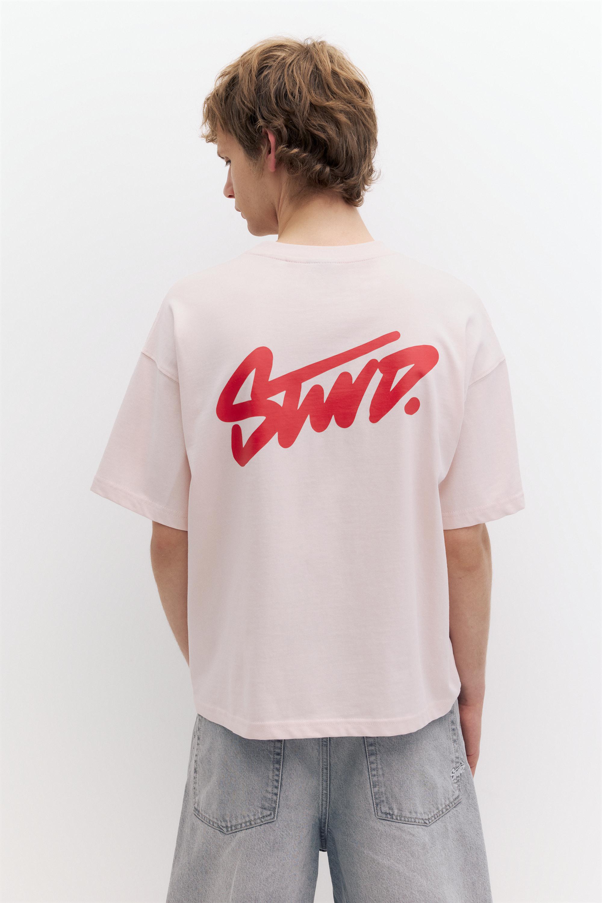 STWD logolu salaş t-shirt - Görsel 98