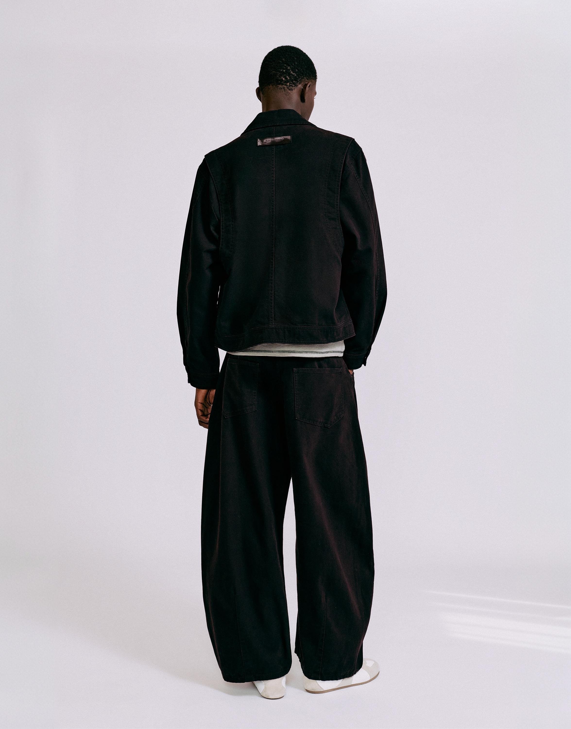 Double-leg trousers — Black