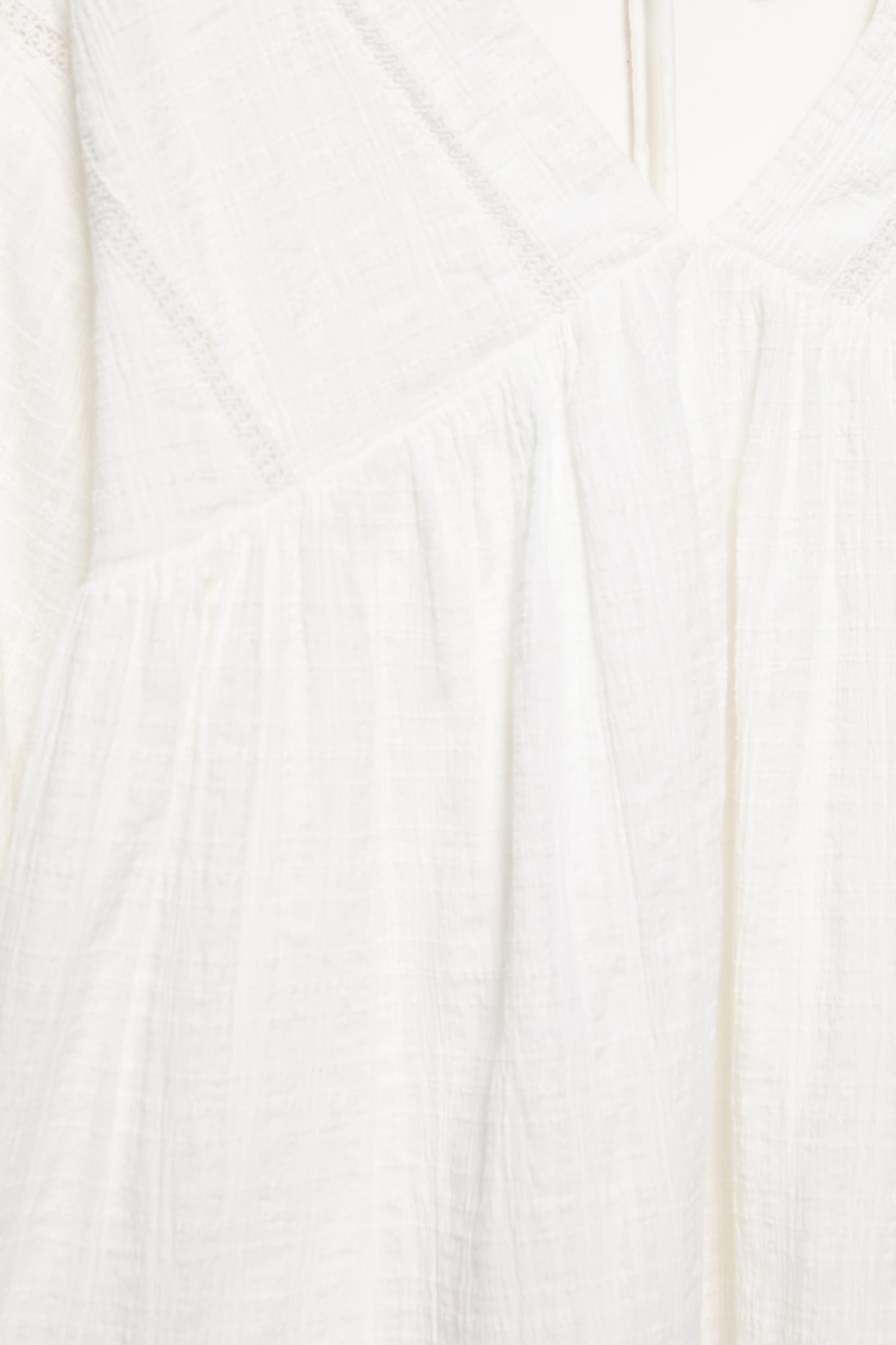 Short white dress — White