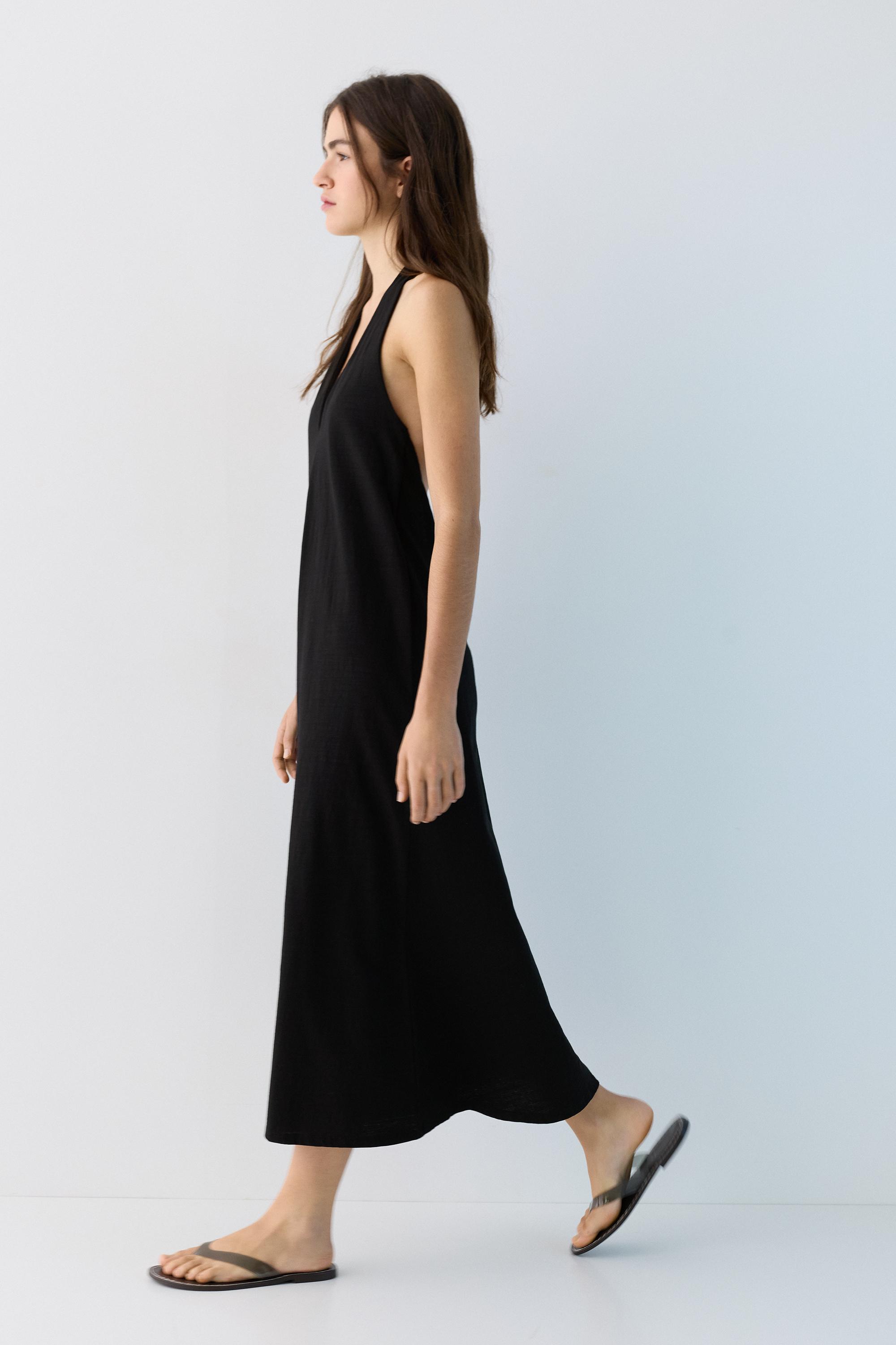 Halter midi elbise - Görsel 25
